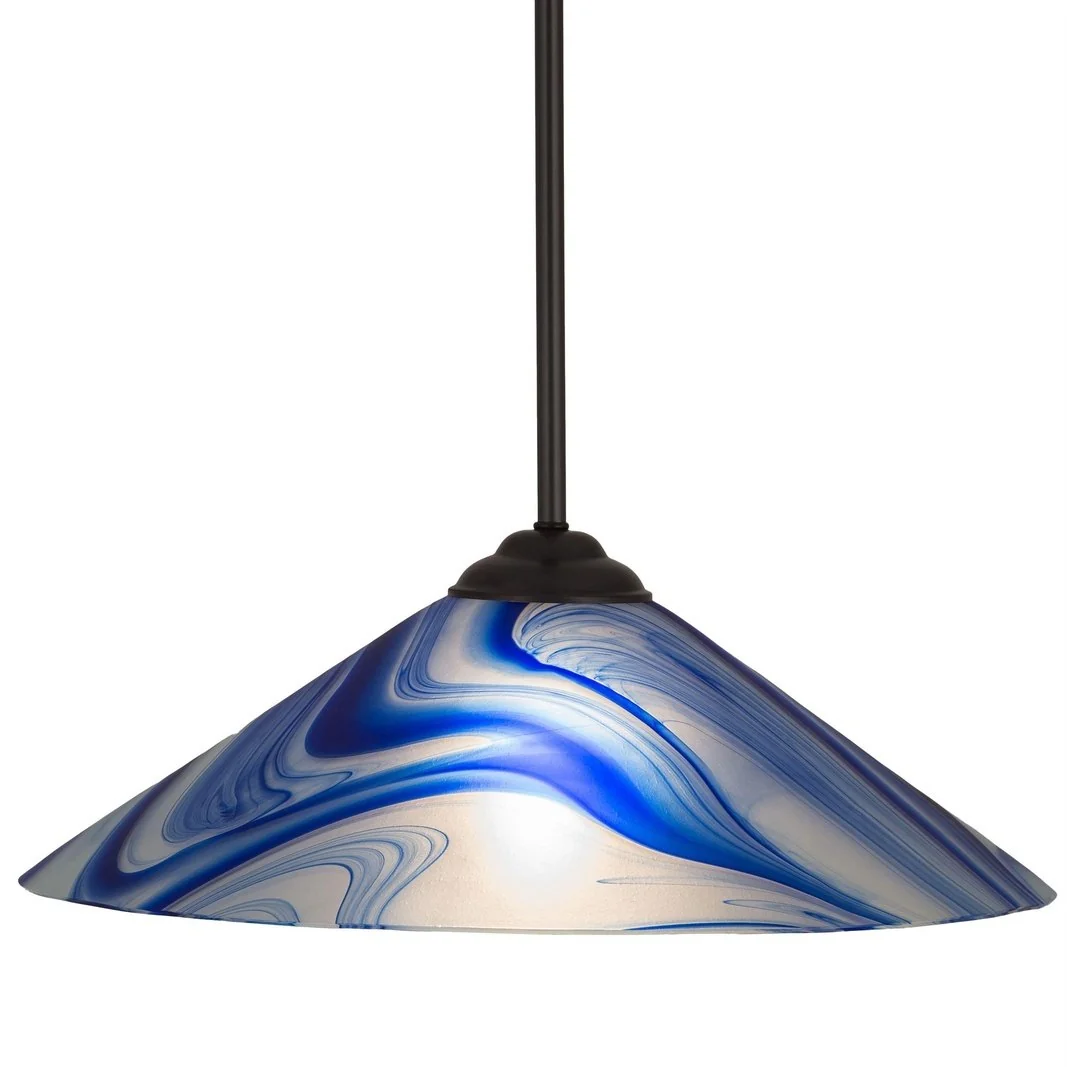 Meyda 18"W Curacao Swirl Pendant - Image 3
