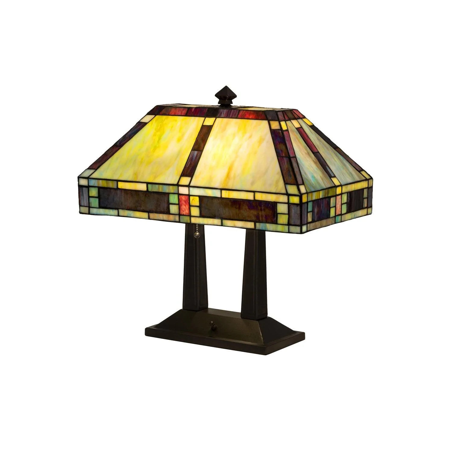 Meyda 20"H Chaves Oblong Table Lamp - Image 4