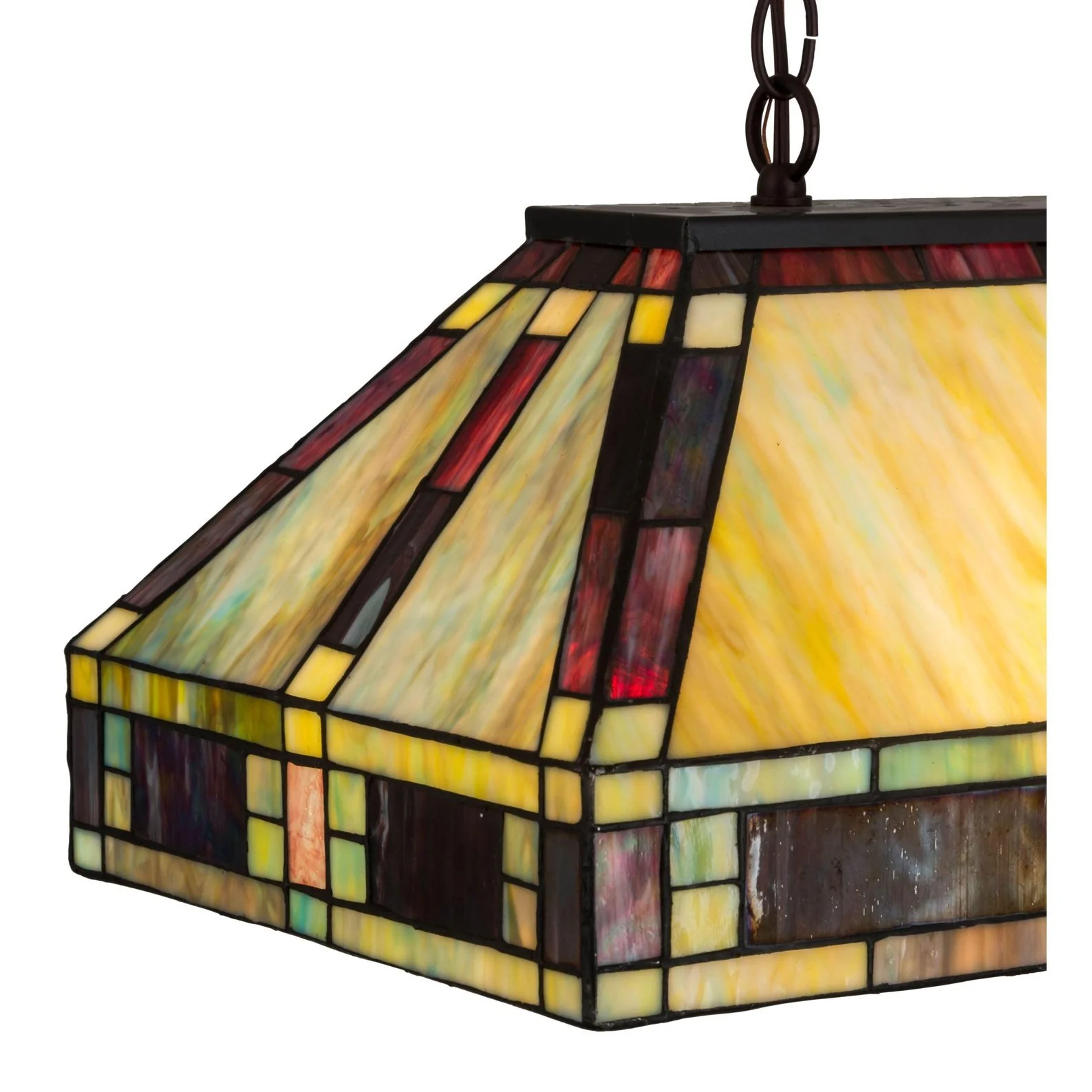 Meyda 20"L Chaves Oblong Pendant - Image 9