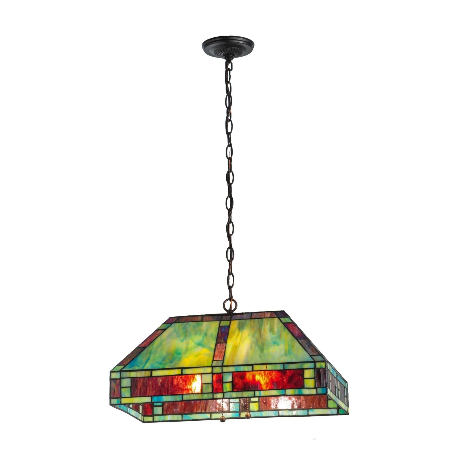 Meyda 20"L Chaves Oblong Pendant - Image 2
