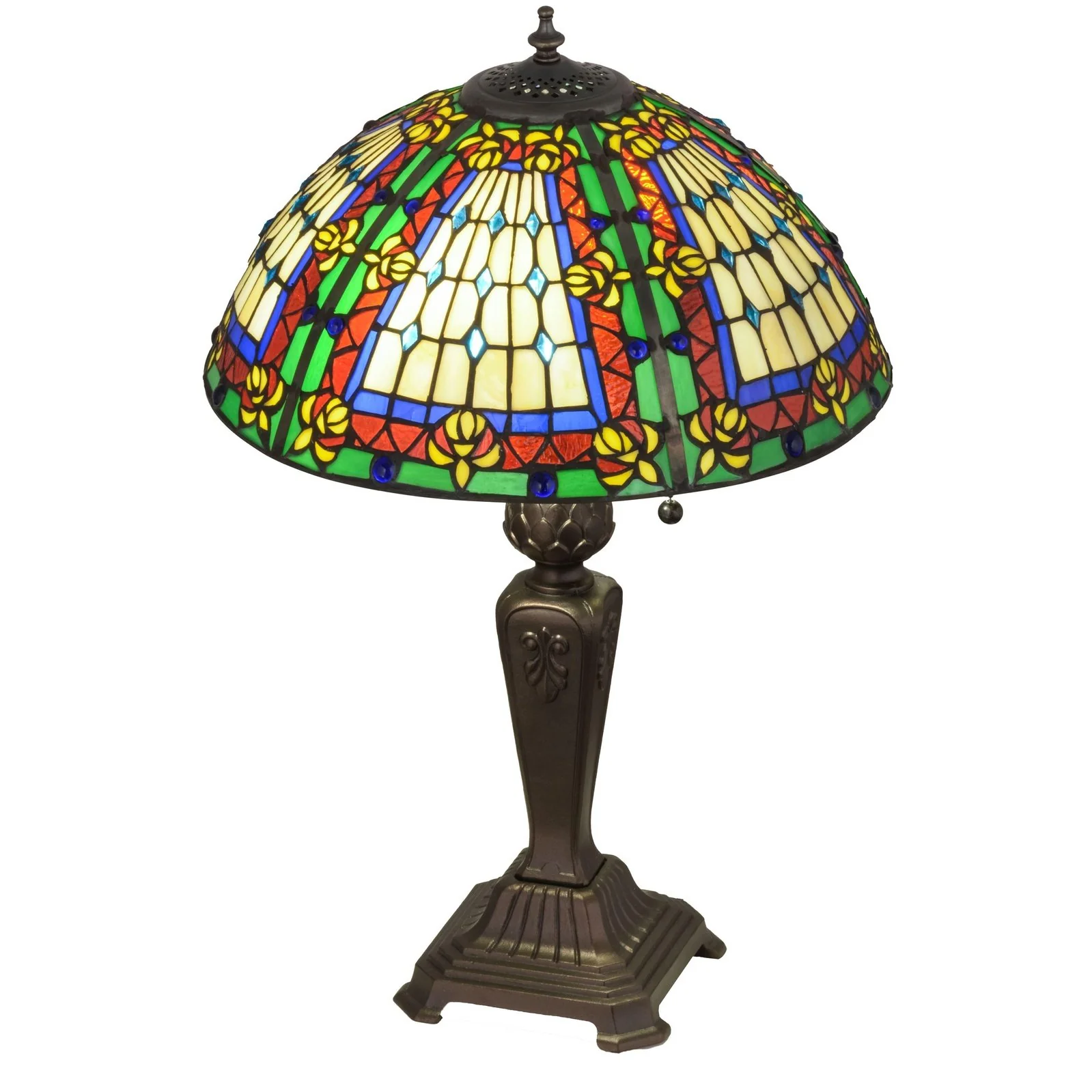 Meyda 24.5"H Fleur-de-lis Table Lamp - Image 3