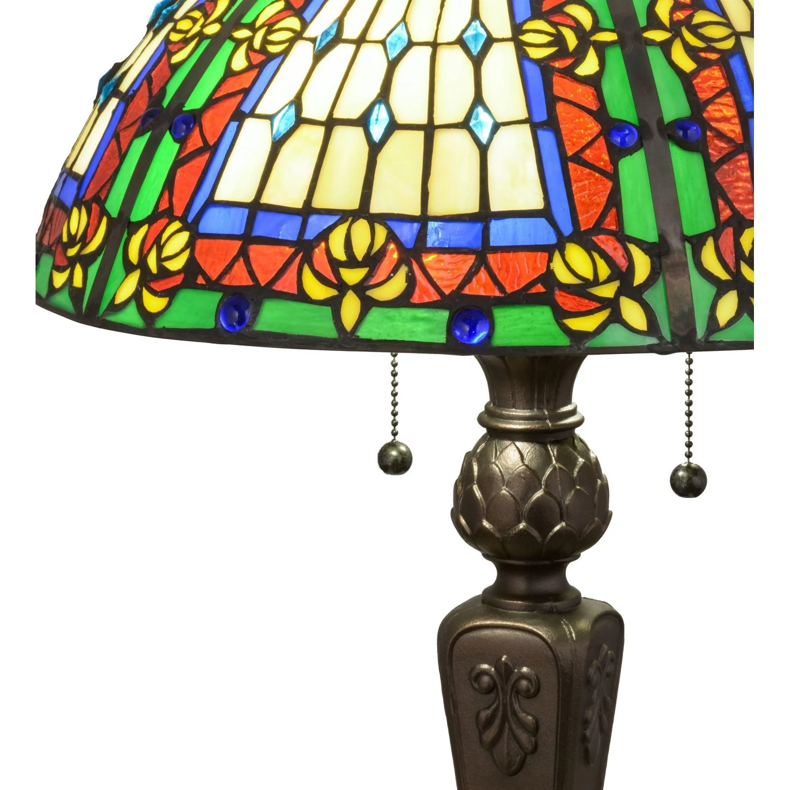 Meyda 24.5"H Fleur-de-lis Table Lamp - Image 4