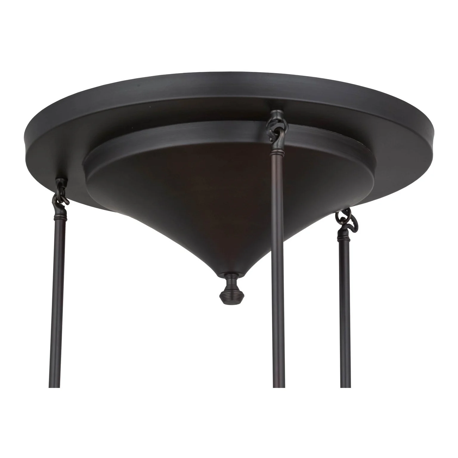 Meyda 24"W Metro Fusion Cognac Swirl 3 LT Shower Pendant - Image 4