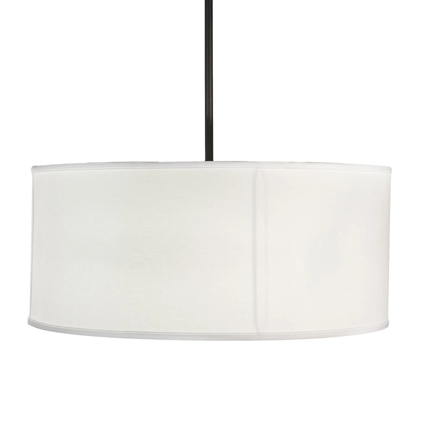 Meyda 30" Wide Ivory Textrene Cilindro Textrene Pendant - Image 4