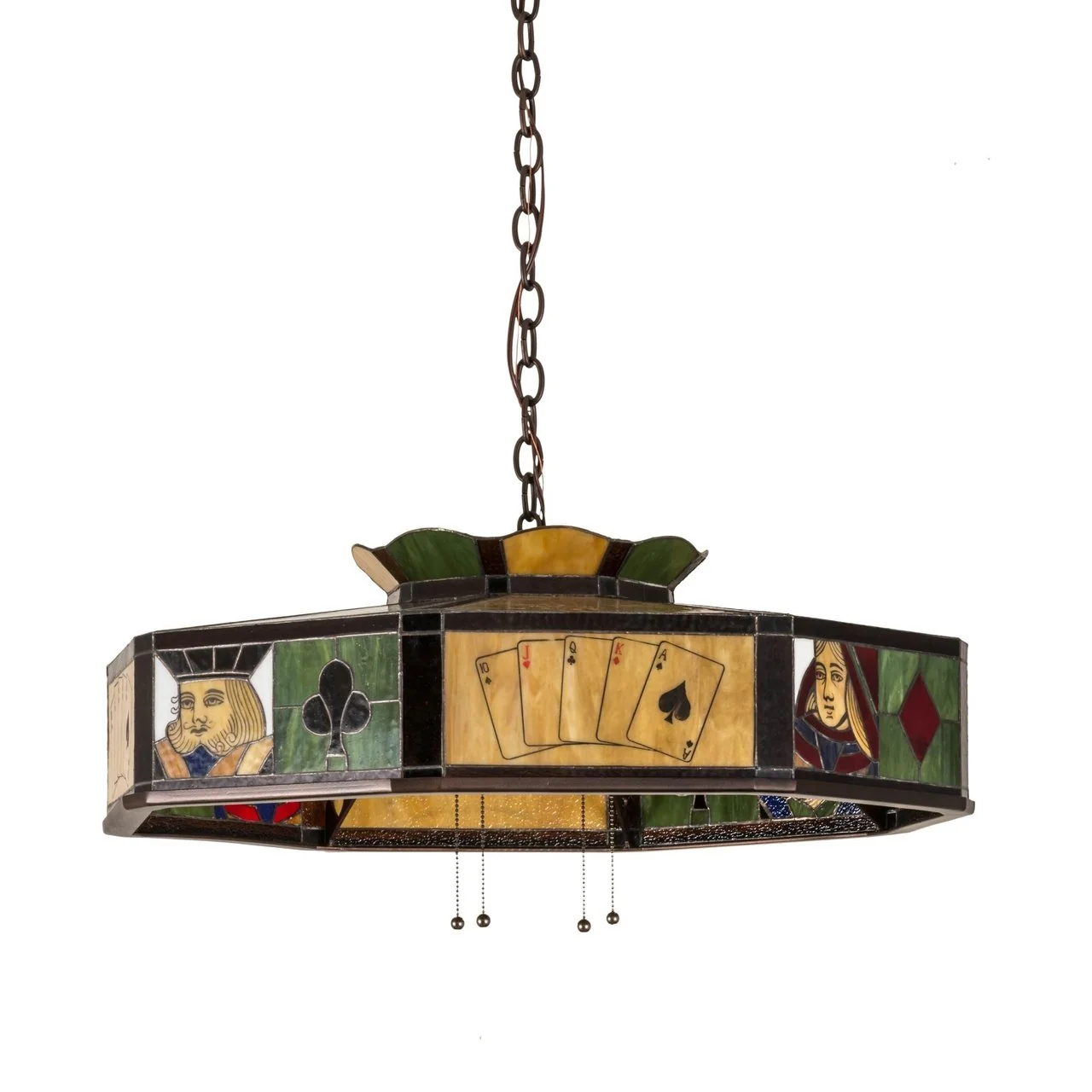 Meyda 30"W Poker Face Pendant - Image 6