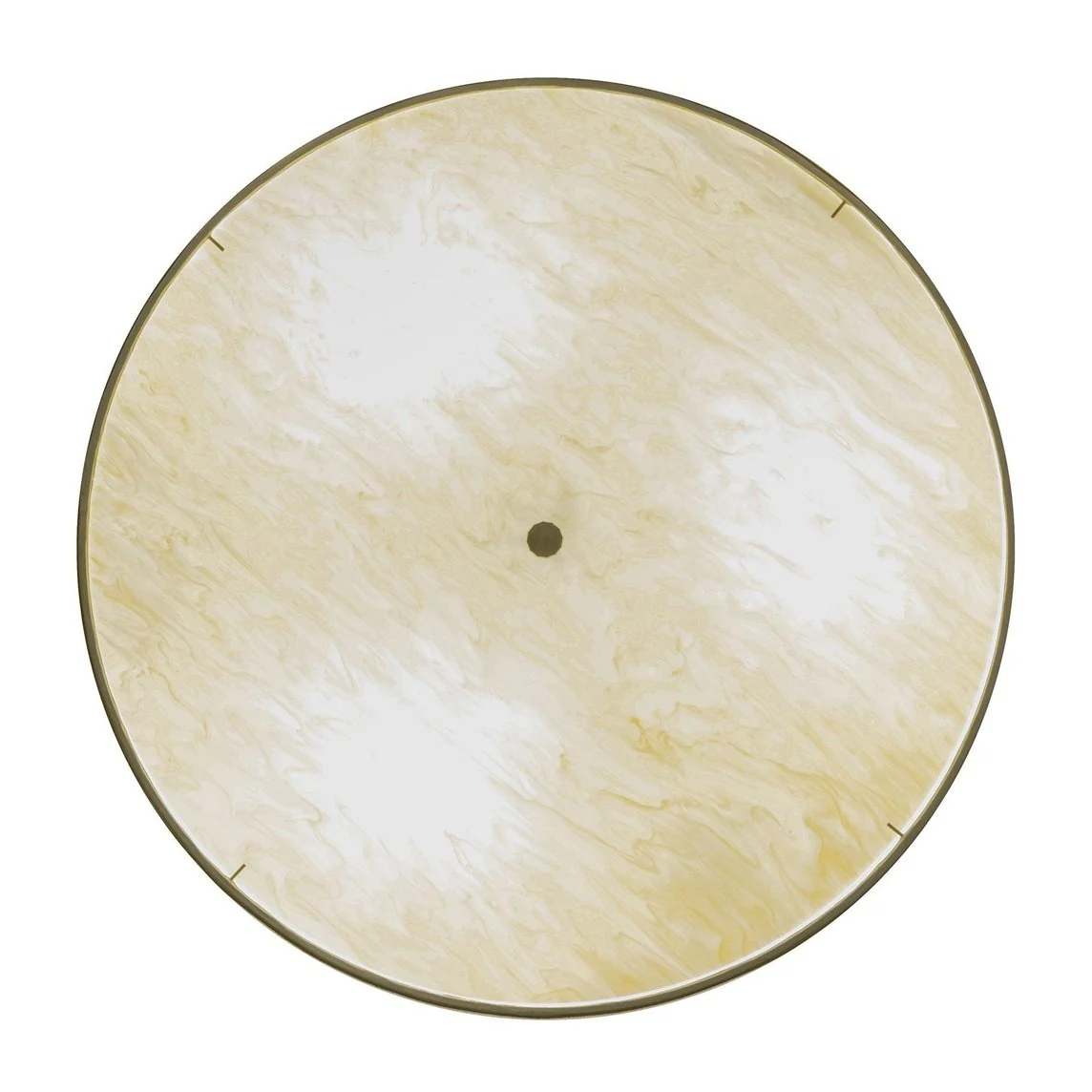 Meyda 36"W Orange Drum Cilindro Textrene Flushmount - Image 5