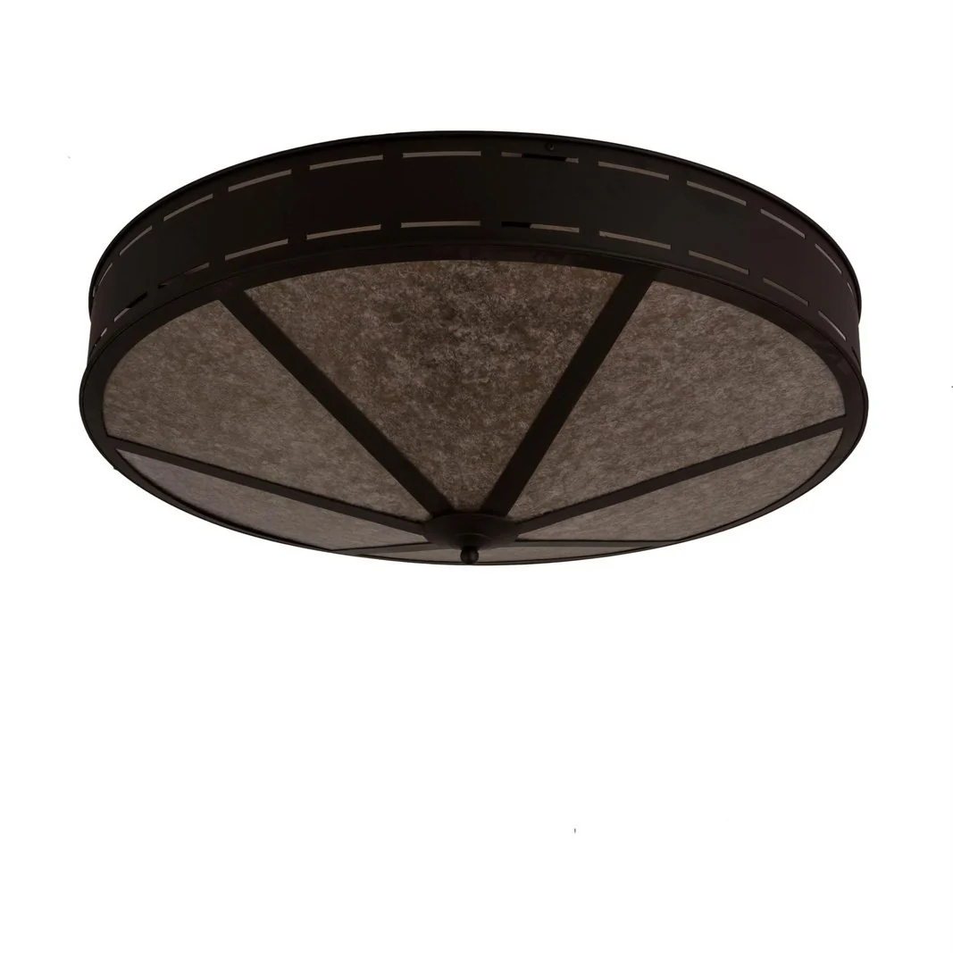 Meyda 42"W Craftsman Prime Flushmount - Image 4
