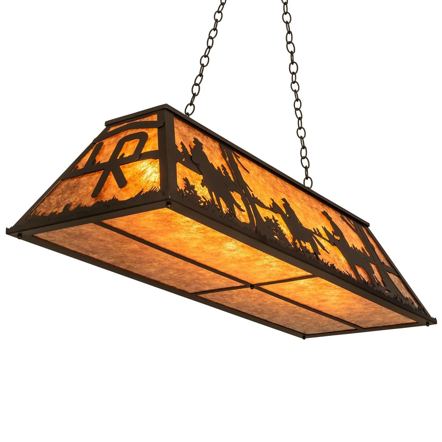 Meyda 48" Long Personalized Ranch Oblong Pendant - Image 4