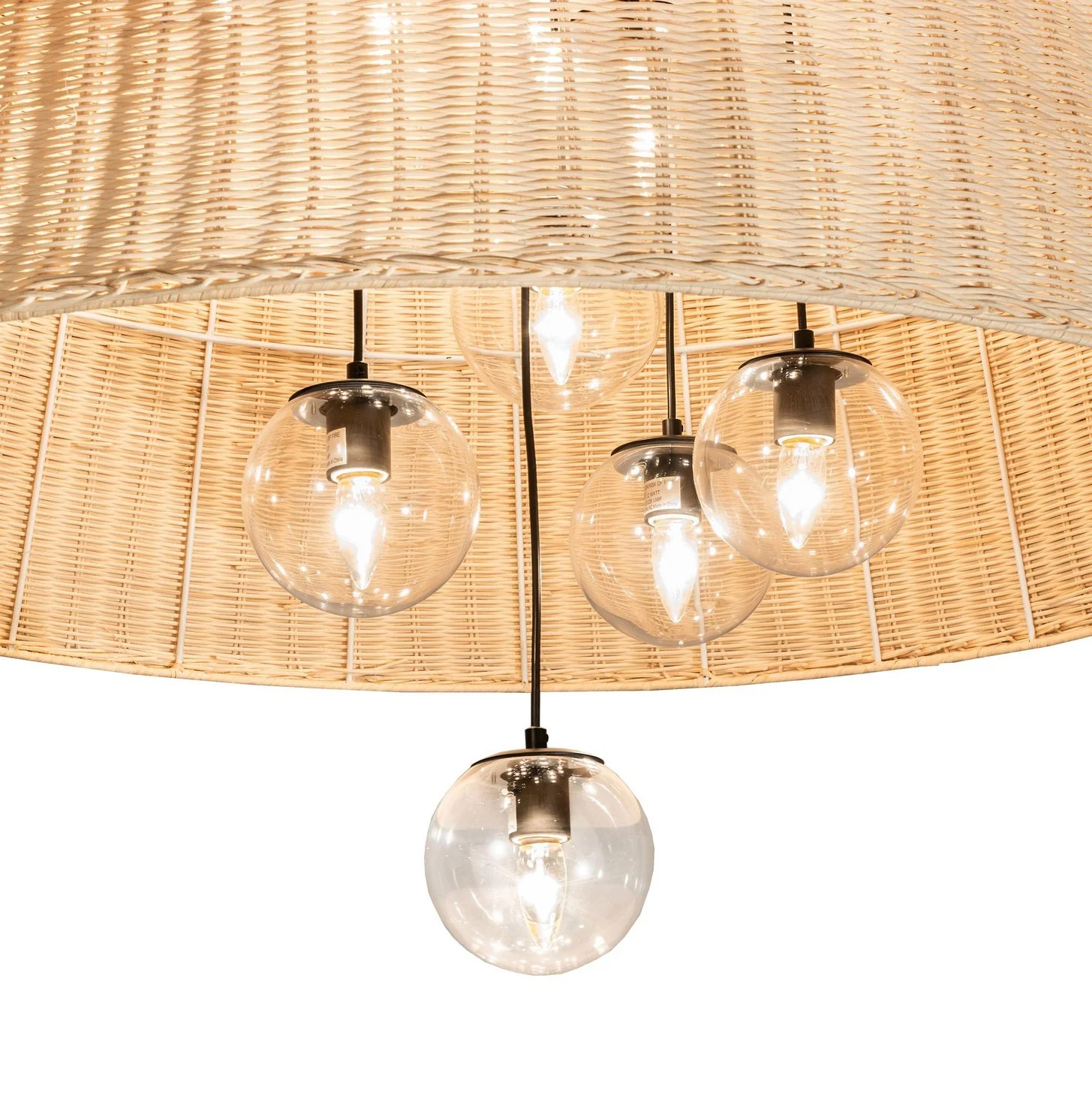 Meyda 66_ Wide Hacienda 3-Tier Pendant - Image 2