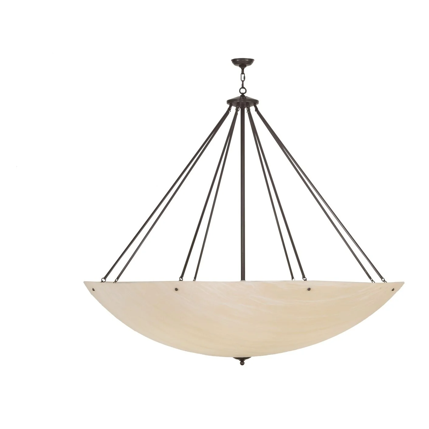 Meyda 70"W Madison Inverted Pendant - Image 2