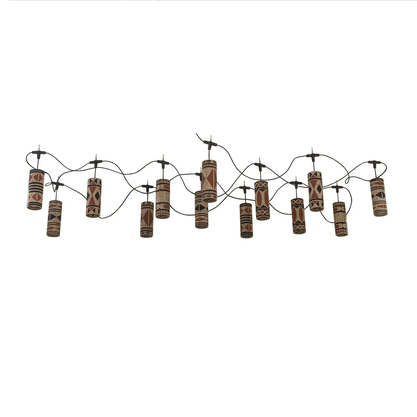 Meyda 844" Long Palawan 13 Lantern Pendant - Image 3