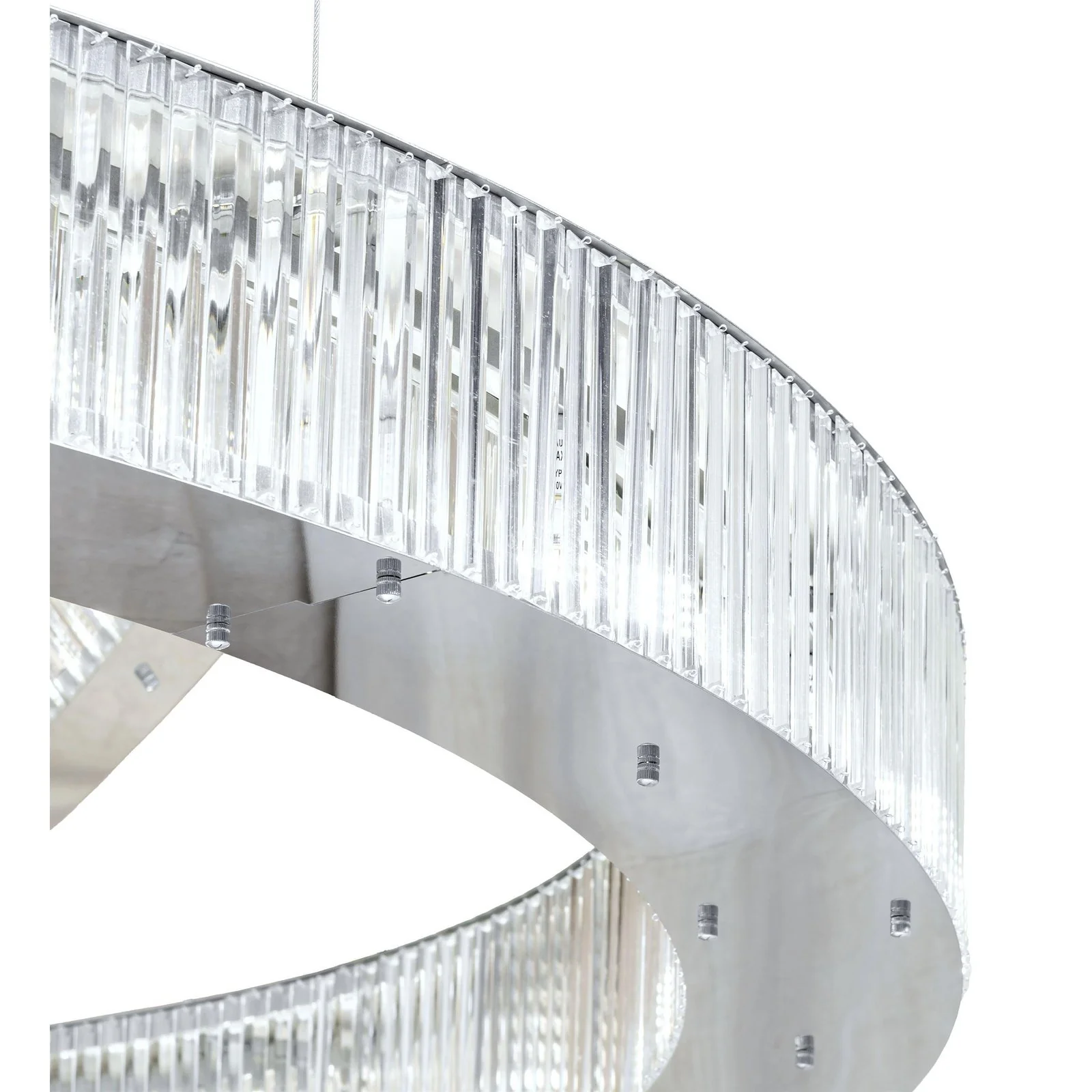 Meyda 90" Wide Beckam 3 Ring Chandelier - Image 5