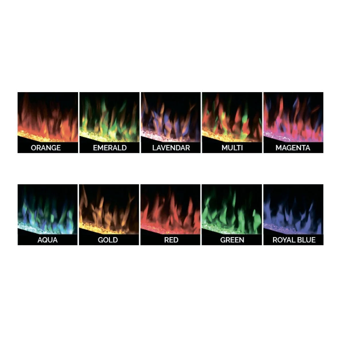 Modern Flames Challenger 60'' Wall Mount / Recessed Linear Electric Fireplace - Image 4