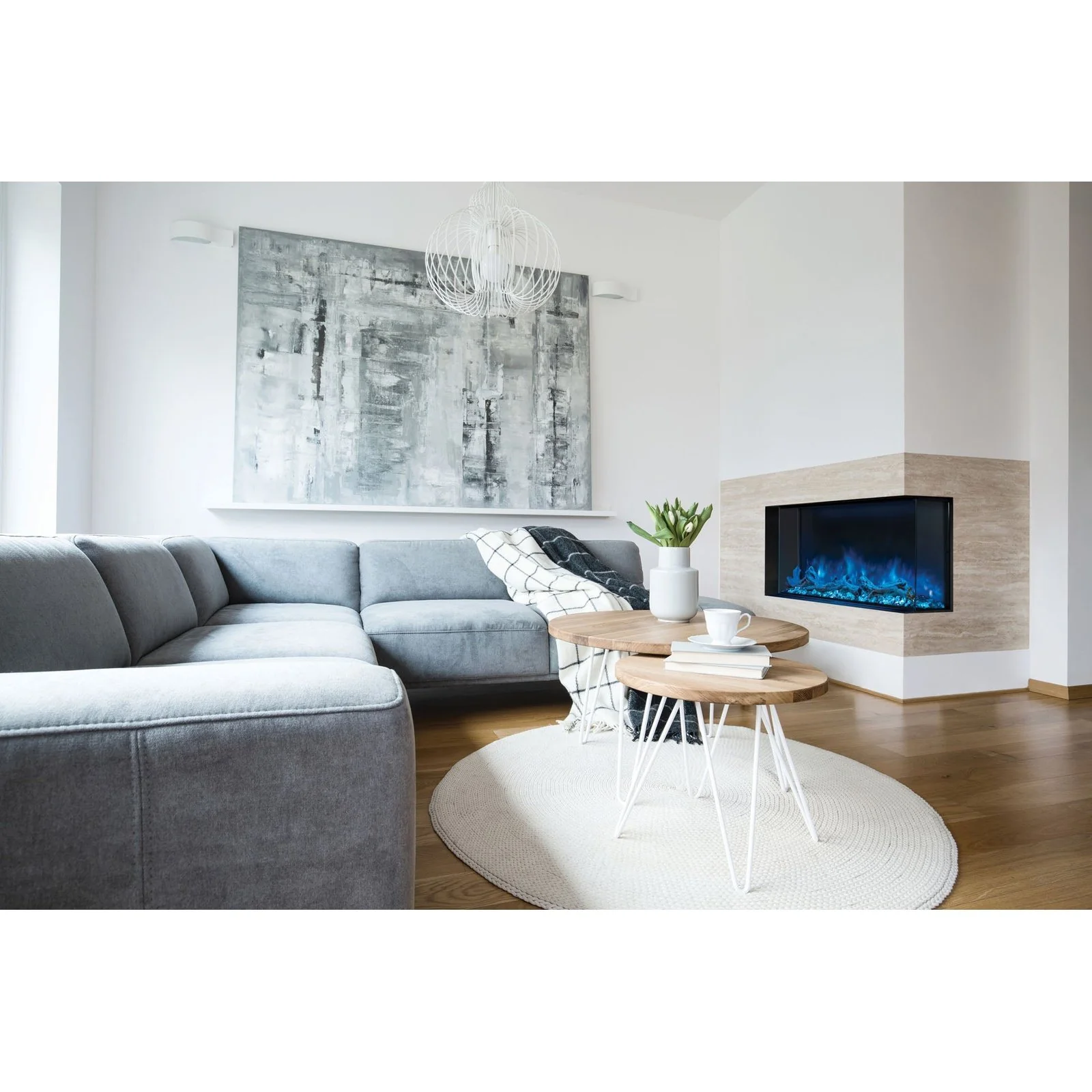 Modern Flames Landscape Pro Multi 44-inch 3-Sided / 2-Sided Built In Electric Fireplace - Image 7