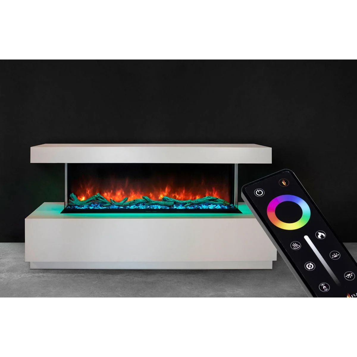 Modern Flames Landscape Pro Multi 56-inch 3-Sided / 2-Sided Built In Electric Fireplace - Image 11