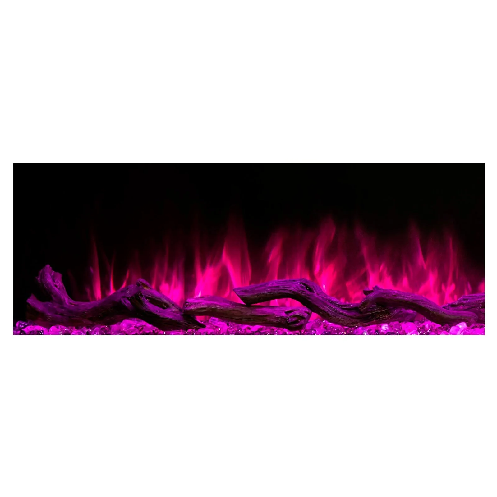 Modern Flames Landscape Pro 58'' Electric Fireplace Wall Mount Studio Suite | White Ready to Paint - Image 12