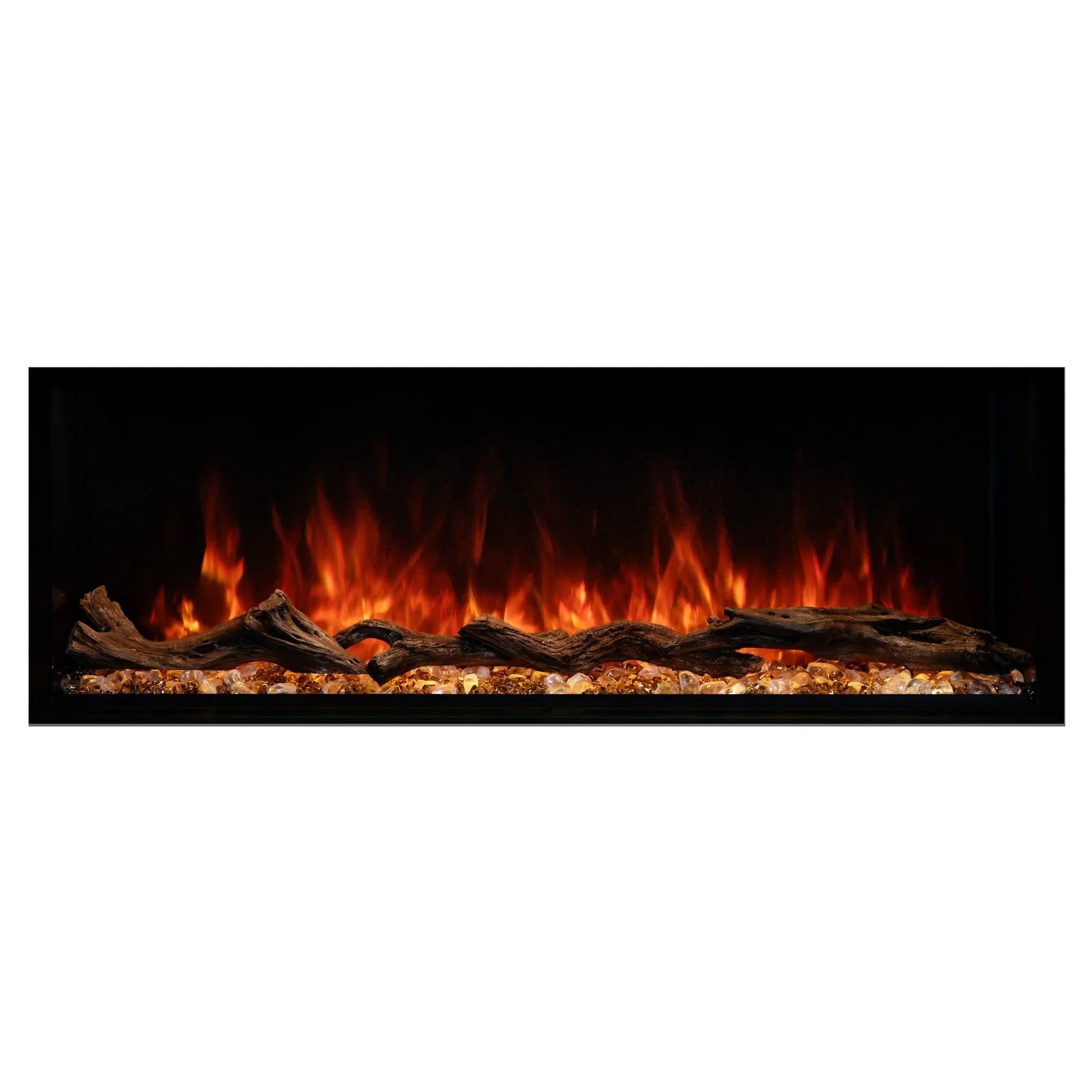 Modern Flames Landscape Pro 58'' Electric Fireplace Wall Mount Studio Suite | White Ready to Paint - Image 5
