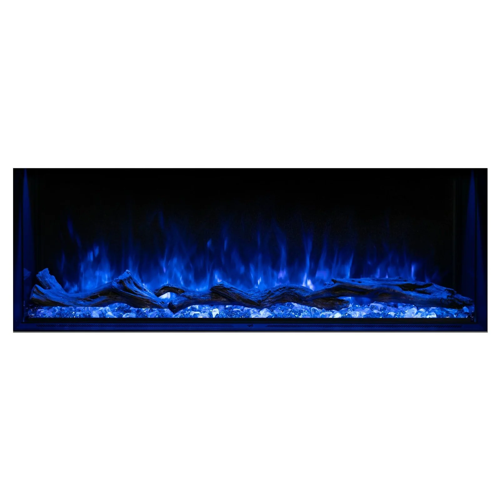 Modern Flames Landscape Pro 58'' Electric Fireplace Wall Mount Studio Suite | White Ready to Paint - Image 9