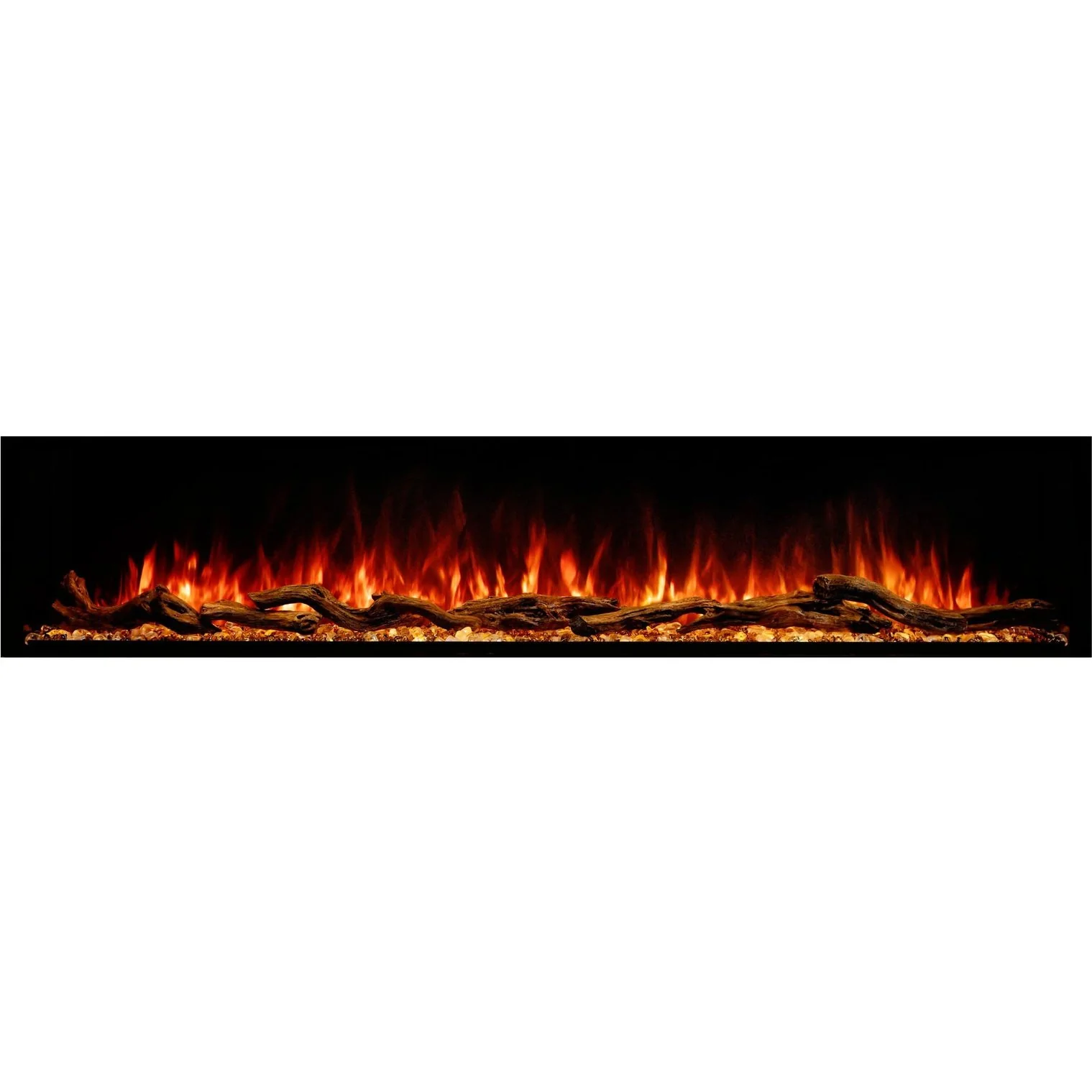 Modern Flames LPM-8016-WMC Landscape Pro Multi 80-Inch Three-Sided Electric Fireplace with Wall Mount Mantel - Image 5
