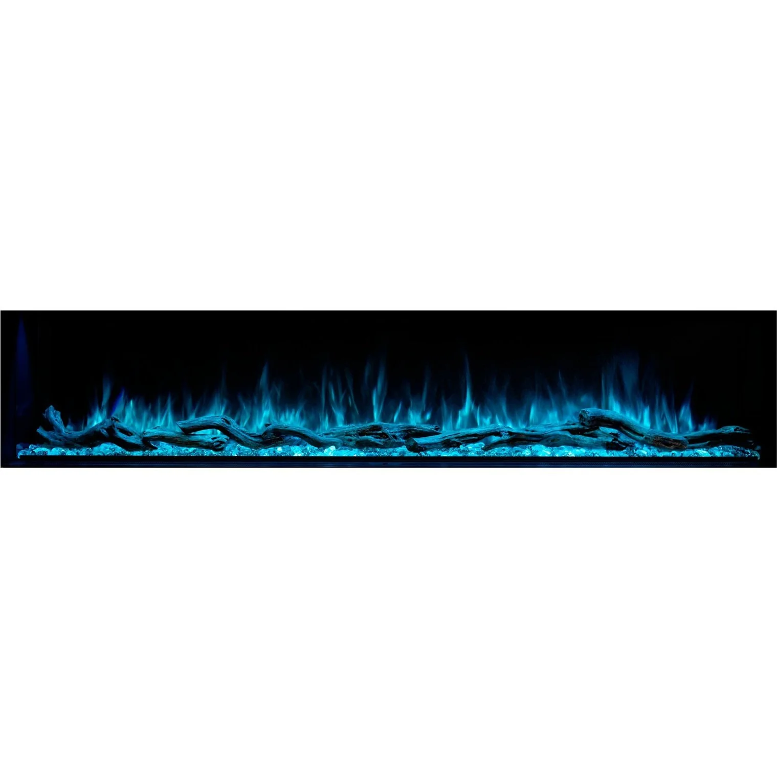Modern Flames LPM-8016-WMC Landscape Pro Multi 80-Inch Three-Sided Electric Fireplace with Wall Mount Mantel - Image 8