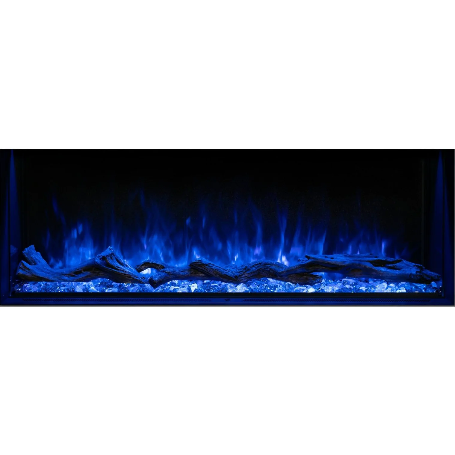 Modern Flames Landscape Pro 94" Electric Fireplace Wall Mount Studio Suite | White Ready to Paint - Image 7