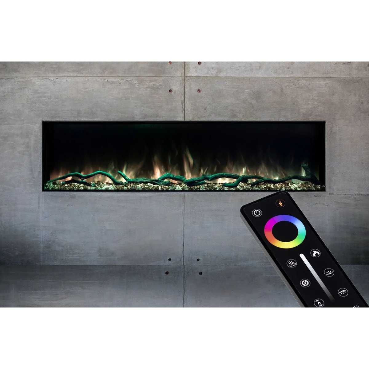 Modern Flames Landscape Pro Slim 80" Built In Linear Electric Fireplace - Image 20