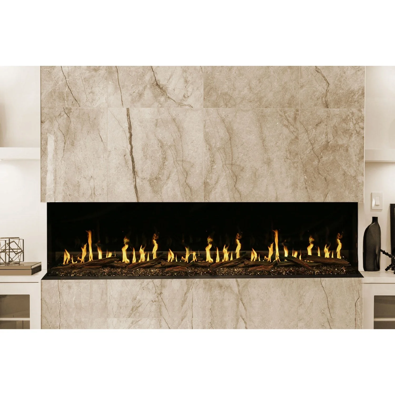 Modern Flames Orion Multi 100" Heliovision Virtual Multi-View Built-In Electric Fireplace - Image 26