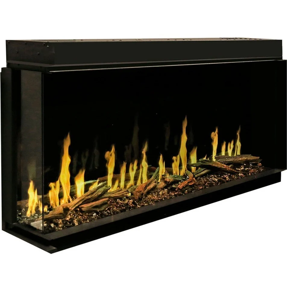 Modern Flames Orion Multi 76" Heliovision Virtual Multi-View Built-In Electric Fireplace - Image 15