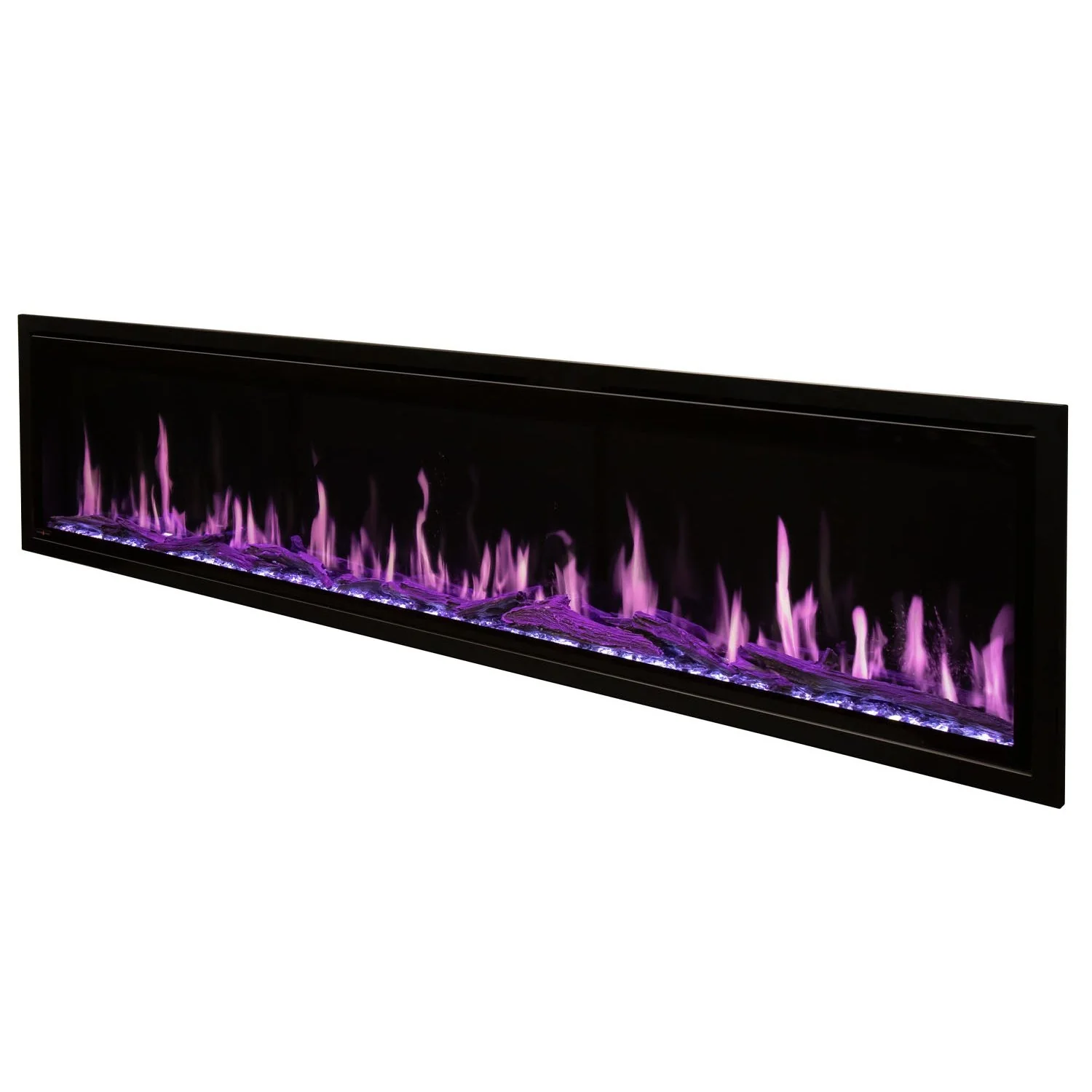 Modern Flames Orion Slim 60" Heliovision Virtual Recessed / Wall Mount Electric Fireplace - Image 11