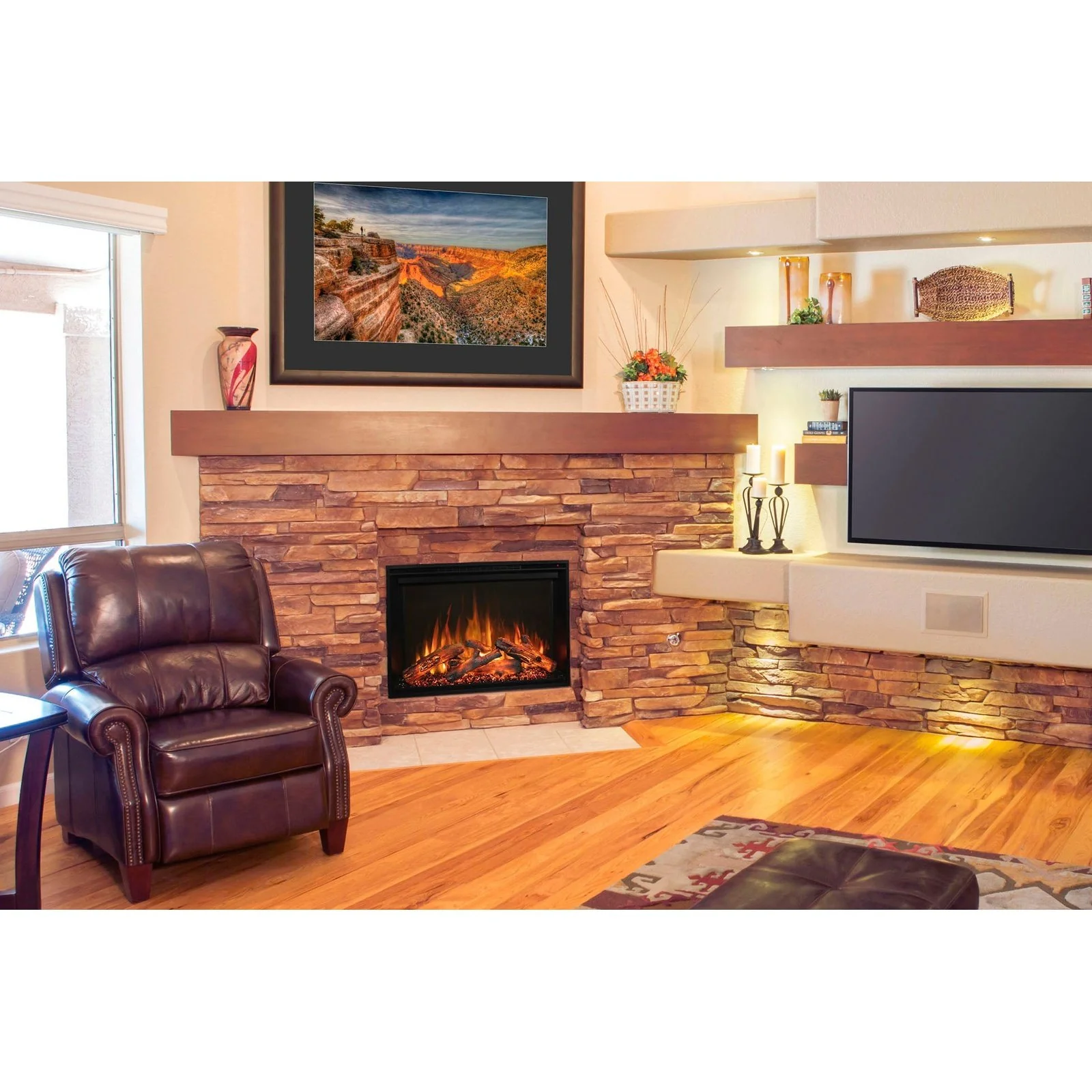 Modern Flames Redstone 54" Built In Electric Firebox Insert - Image 5