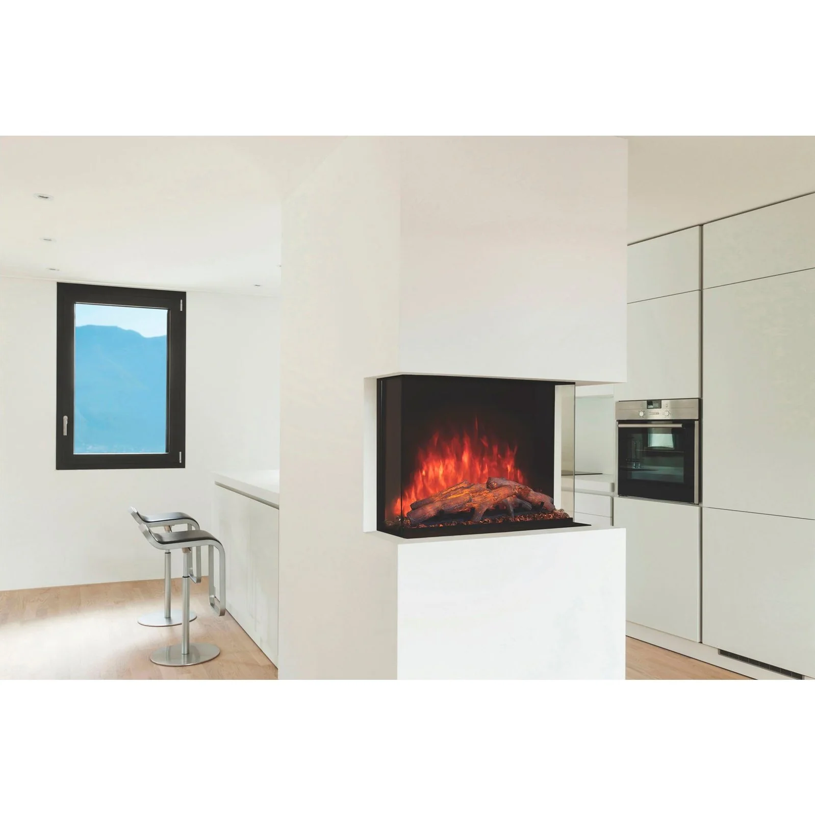 Modern Flames Sedona Pro Multi 30" 3-Sided Built-In Electric Fireplace (SPM-3026) - Image 3