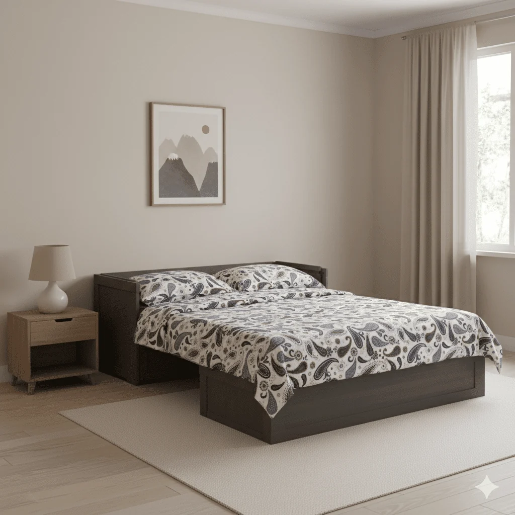 Night and Day Furniture Queen Murphy Cabinet Bed Cube - Image 10