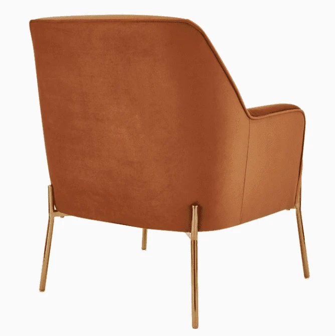 New Pacific Direct Arianna Velvet Fabric Accent Arm Chair 1900183-565 - Image 3