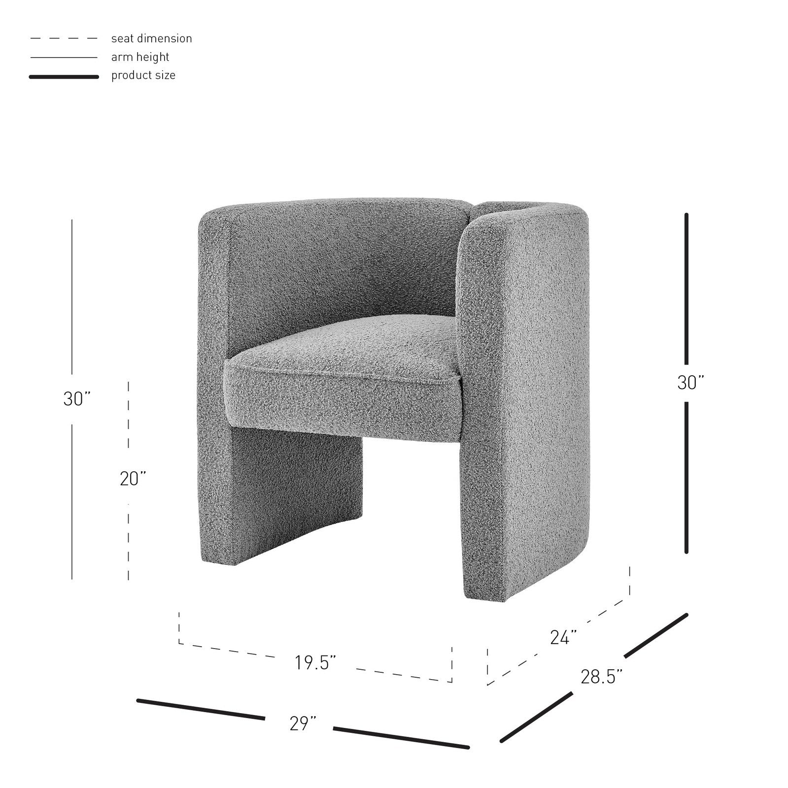 New Pacific Direct Ariela Fabric Accent Arm Chair 1250032-564 - Image 9