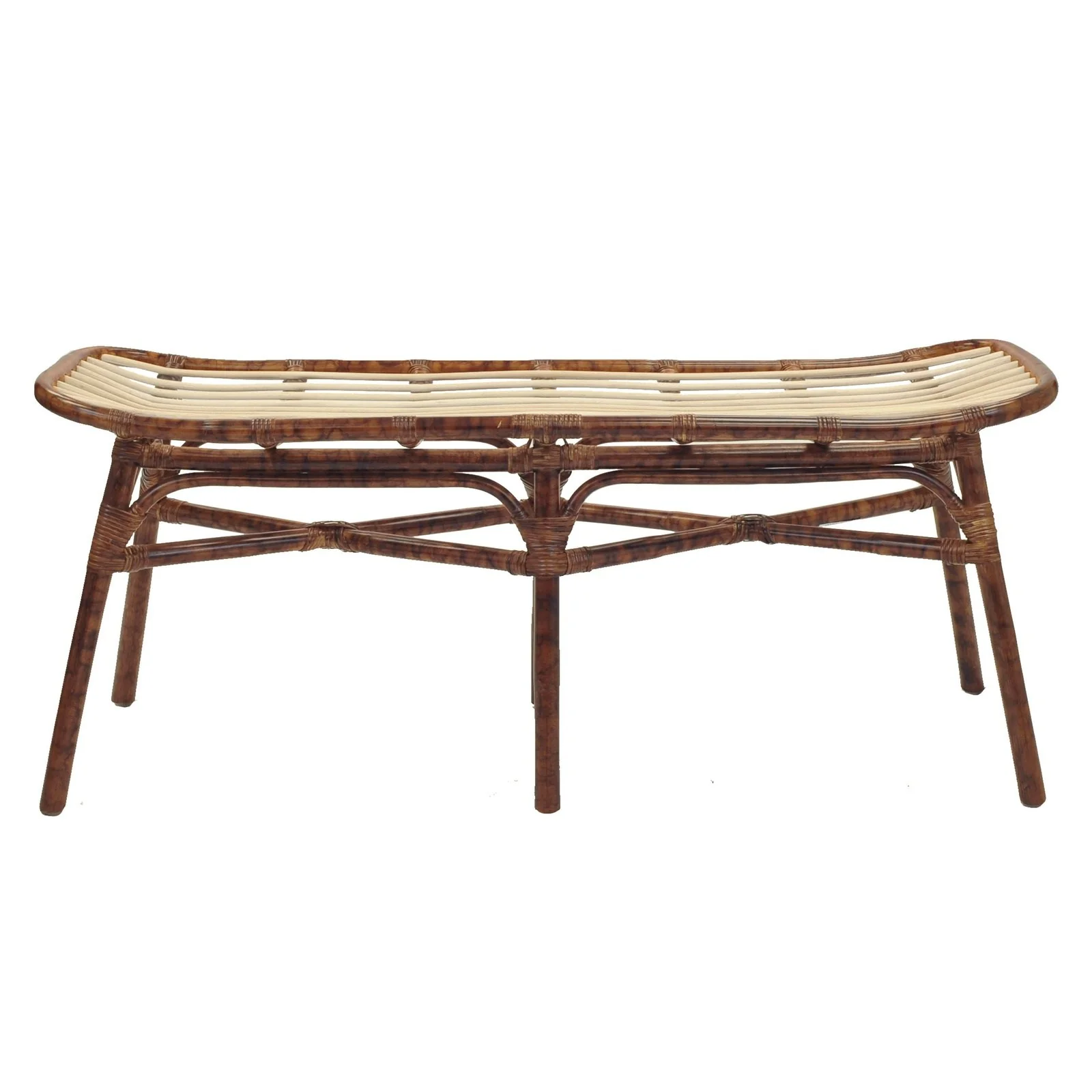 New Pacific Direct Beyla Rattan Bench 2400004 - Image 2