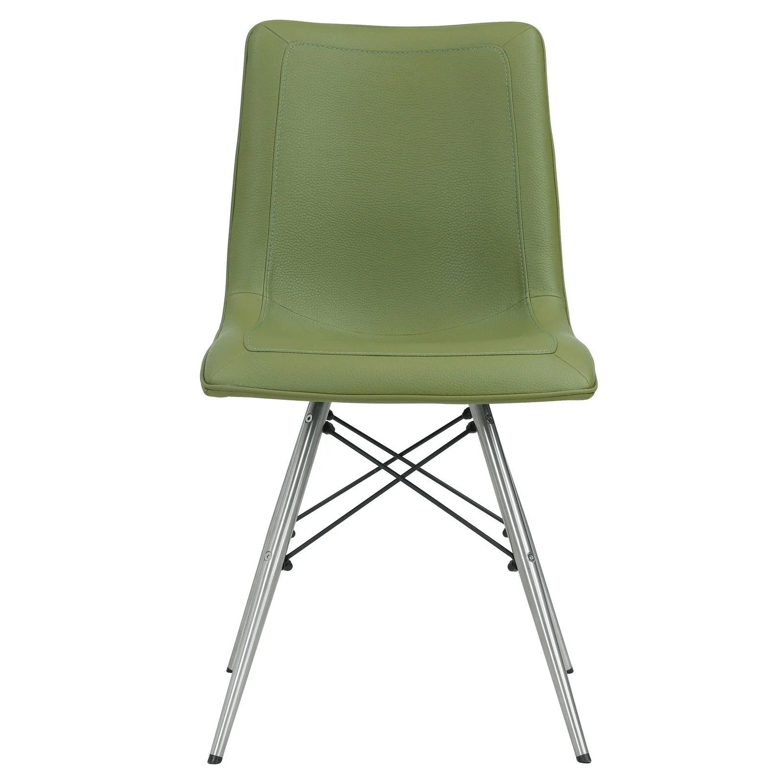 New Pacific Direct Blaine PU Chair Stainless Steel Legs, (Set of 2) 568236P-CS-SS - Image 3