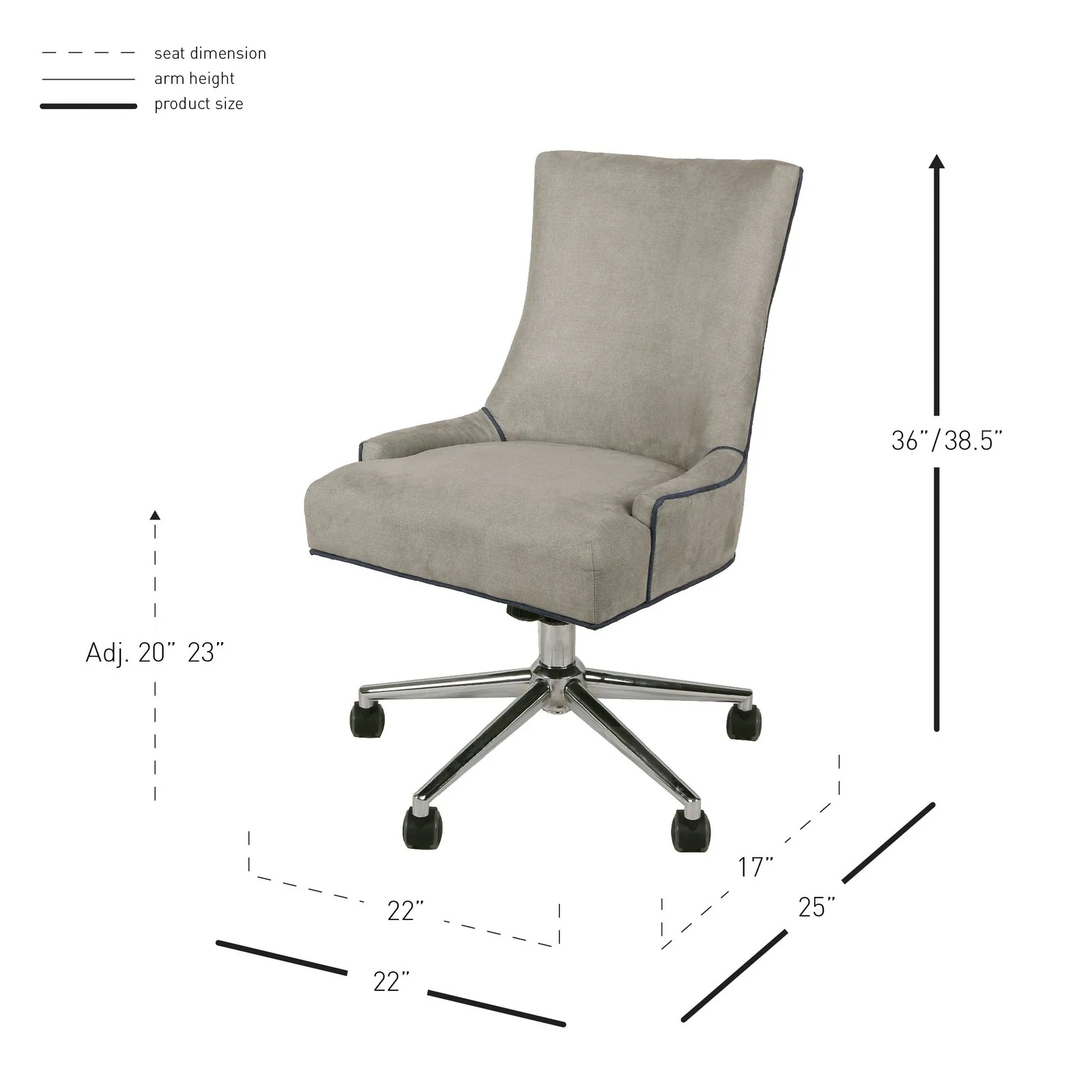 New Pacific Direct Charlotte Office Chair 1900085-158 - Image 8