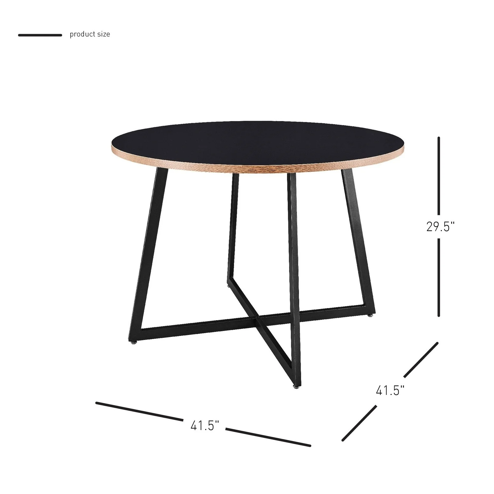 New Pacific Direct Courtdale 41" Round Table 9300080-547 - Image 5