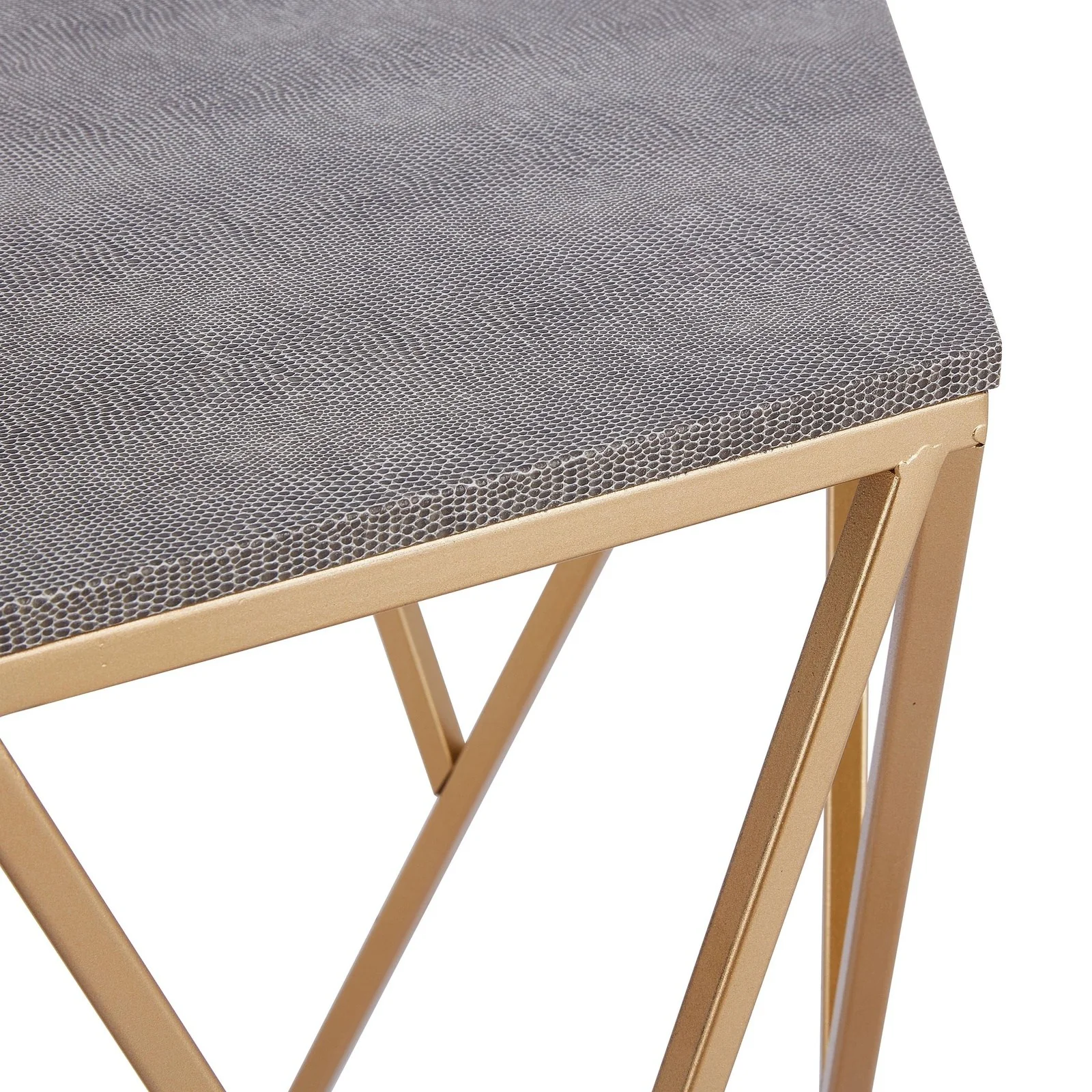New Pacific Direct Cressa Faux Shagreen End Table 1600045 - Image 5