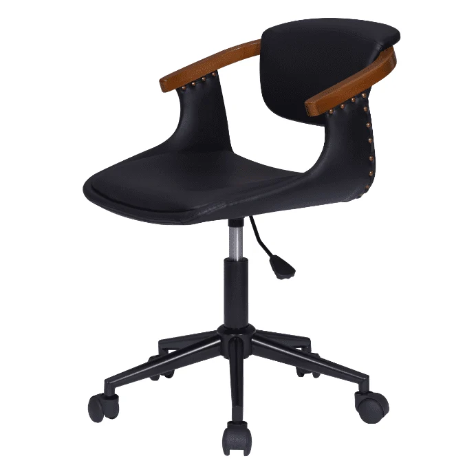 New Pacific Direct Darwin PU Bamboo Office Chair 1160015-BWL - Image 3