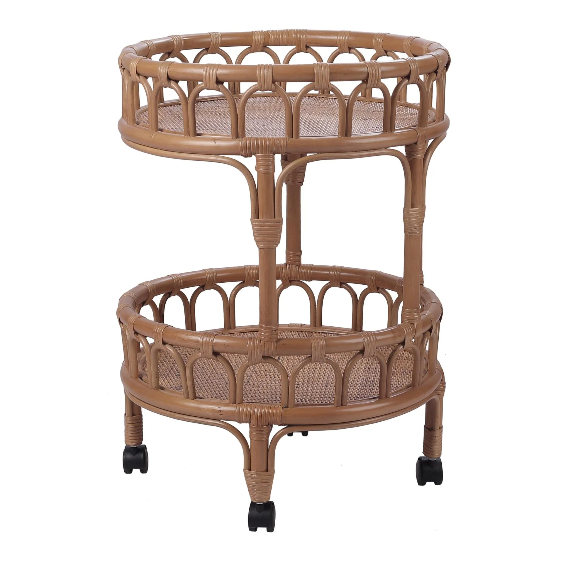 New Pacific Direct Dijon Rattan Cart 4900032 - Image 3