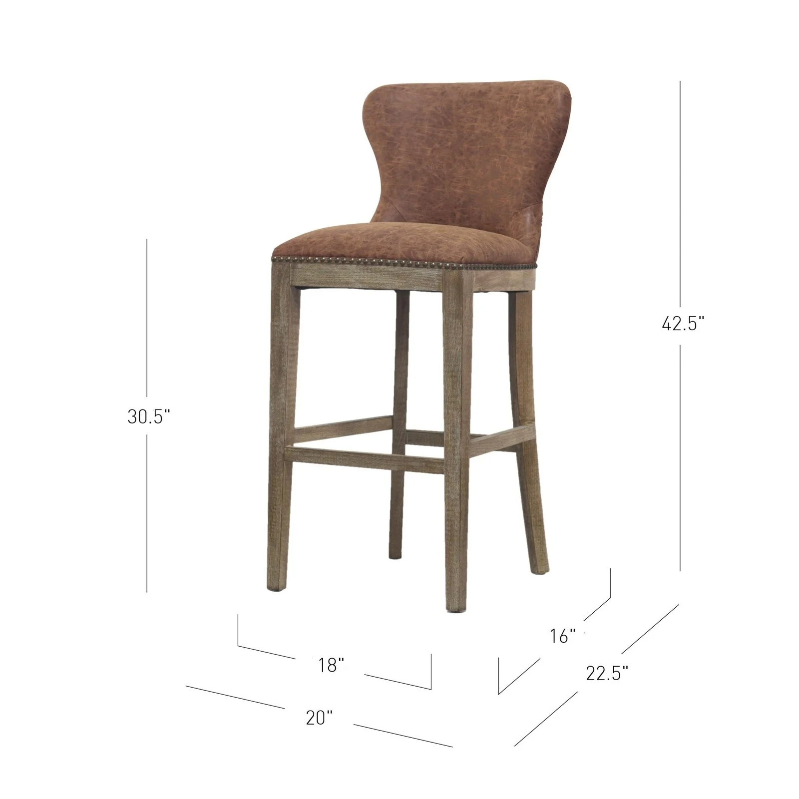 New Pacific Direct Dorsey Bar Stool 3900021-NCE - Image 6