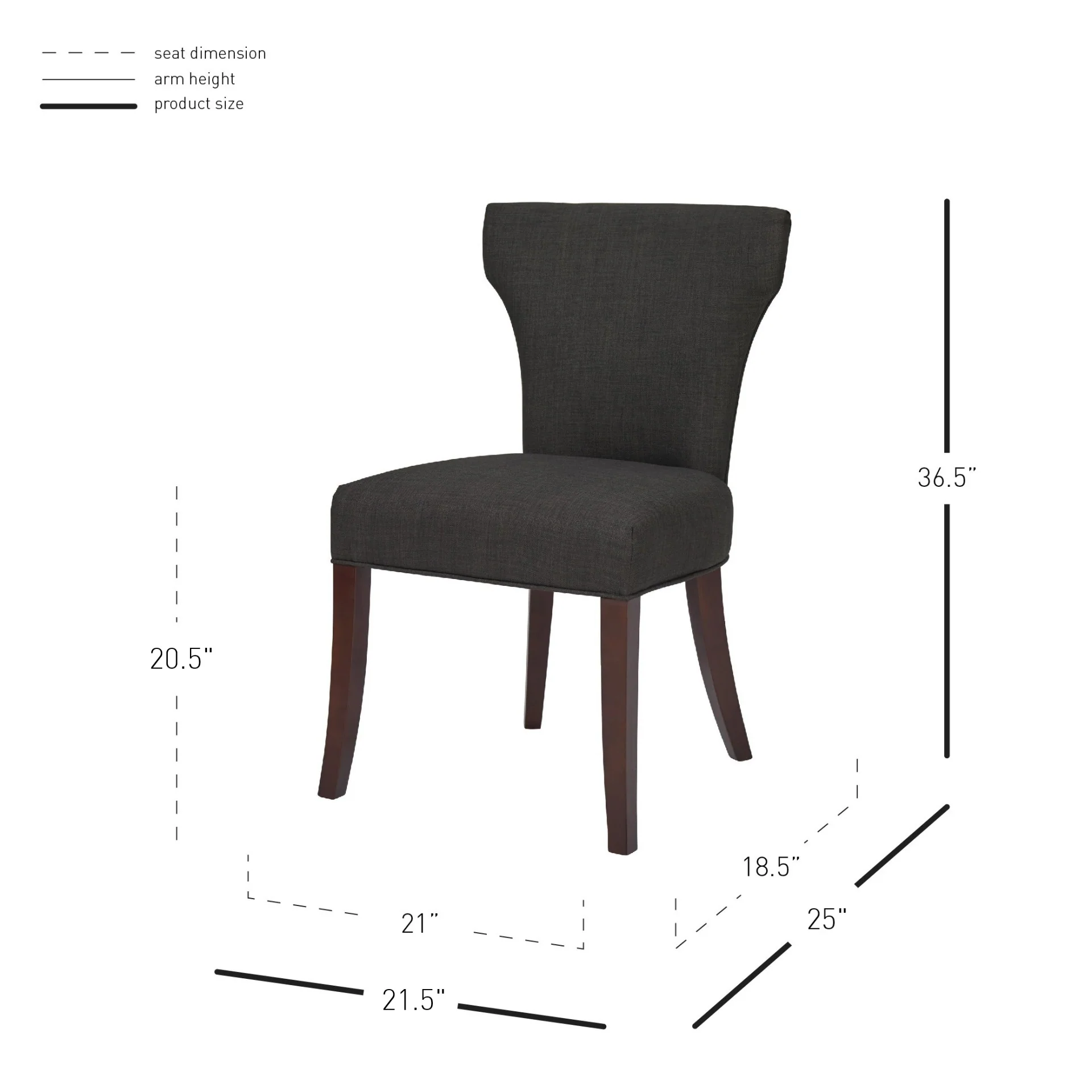 New Pacific Direct Dresden Fabric Dining Chair, (Set of 2) 198137-HS02 - Image 7