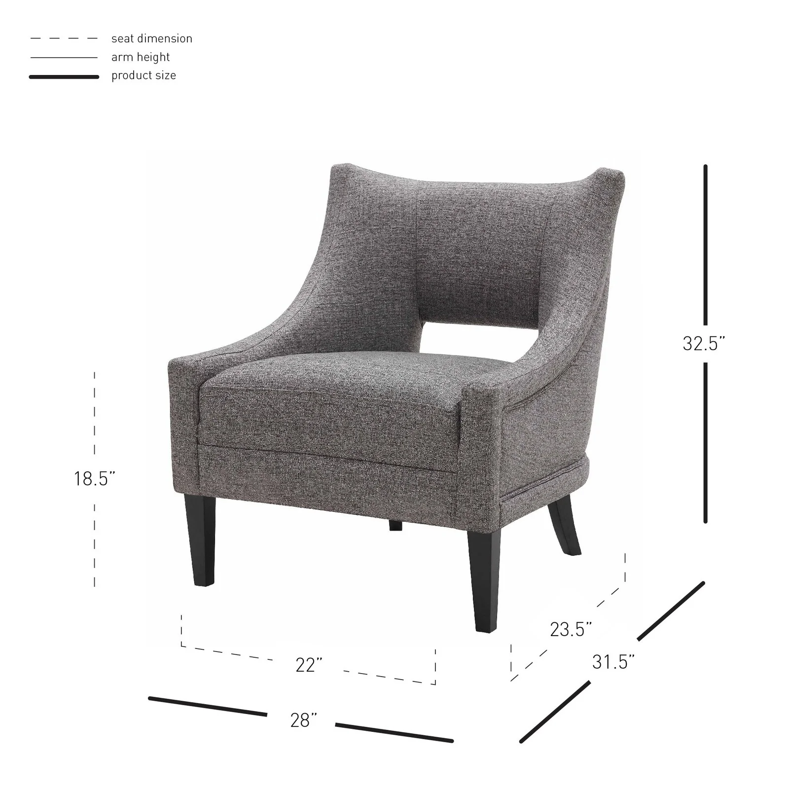 New Pacific Direct Eugene Fabric Accent Chair 9900054-331 - Image 8