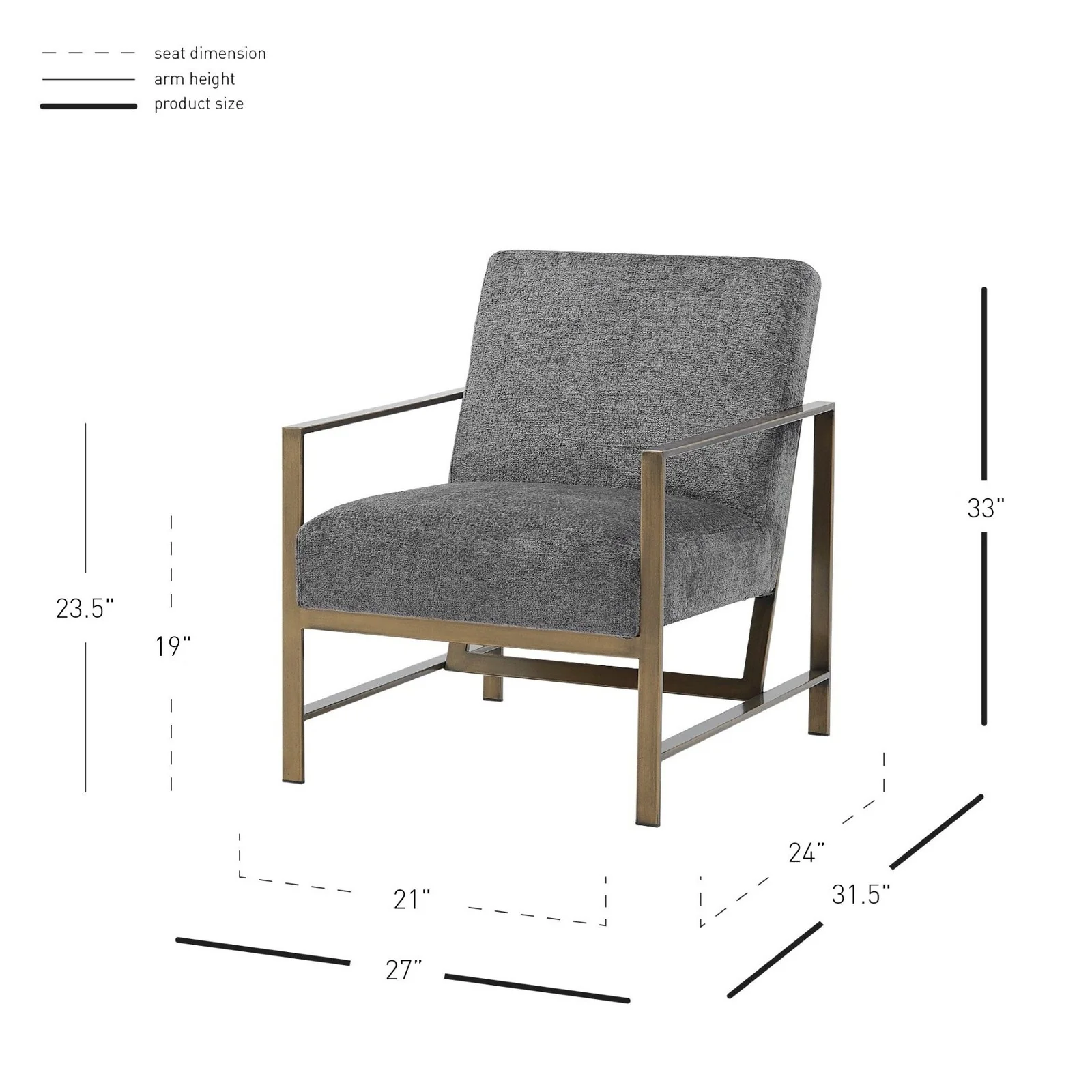 New Pacific Direct Francis Fabric Accent Arm Chair 3900075-568 - Image 5