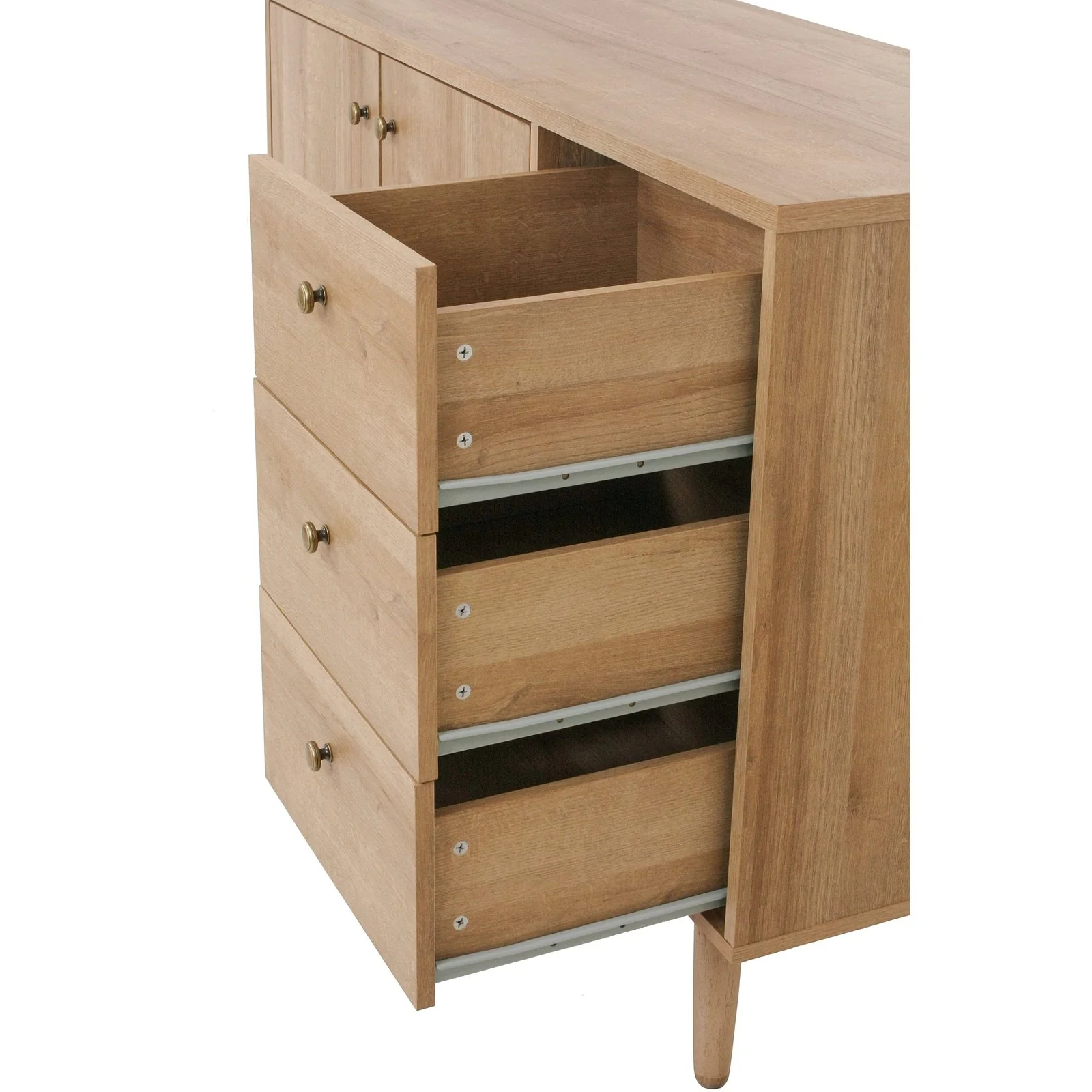 New Pacific Direct Gordon KD Sideboard 3 Drawers + 2 Doors 1340013 - Image 7