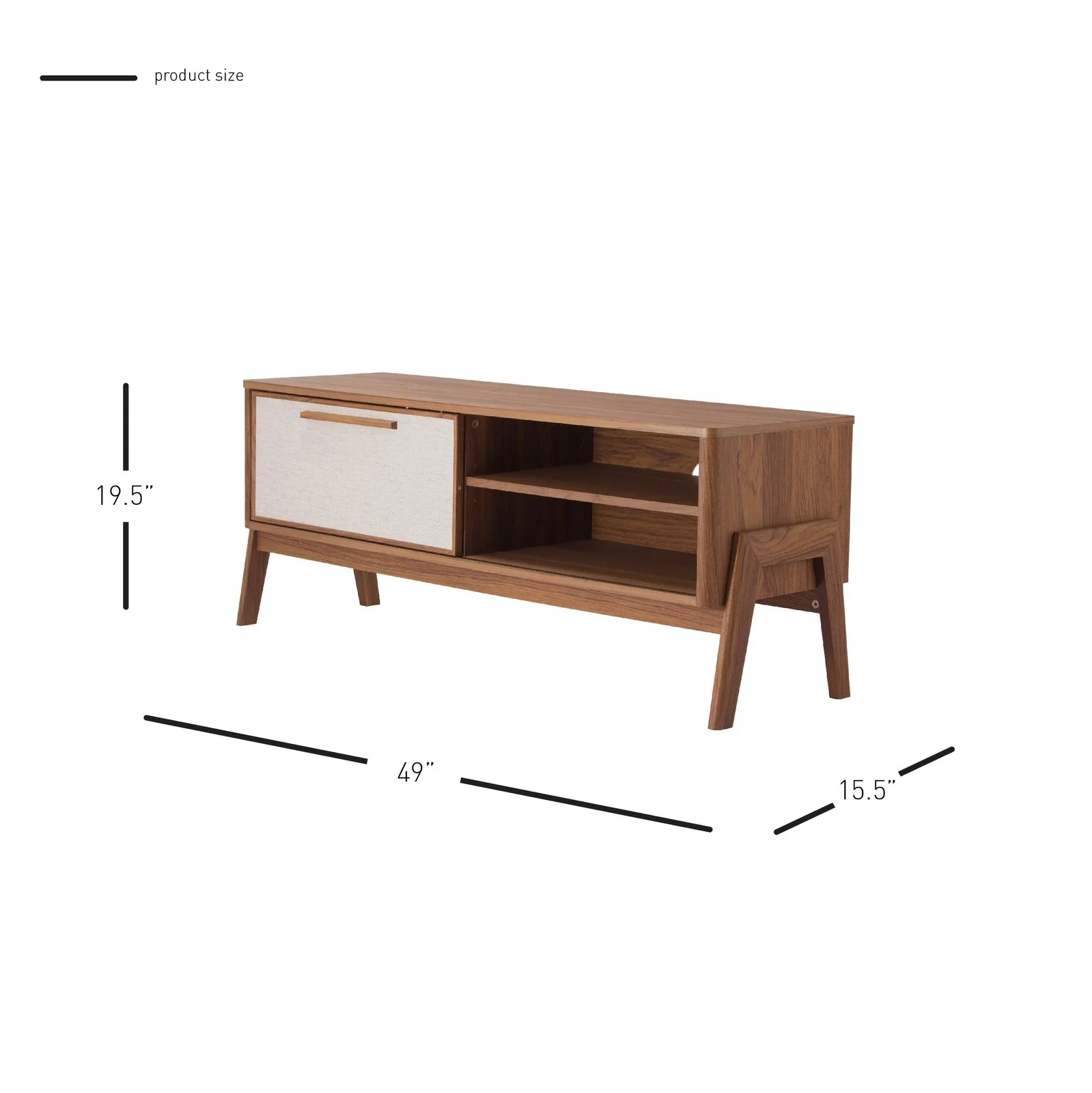 New Pacific Direct Heaton 48" Low TV Stand 1340007 - Image 9