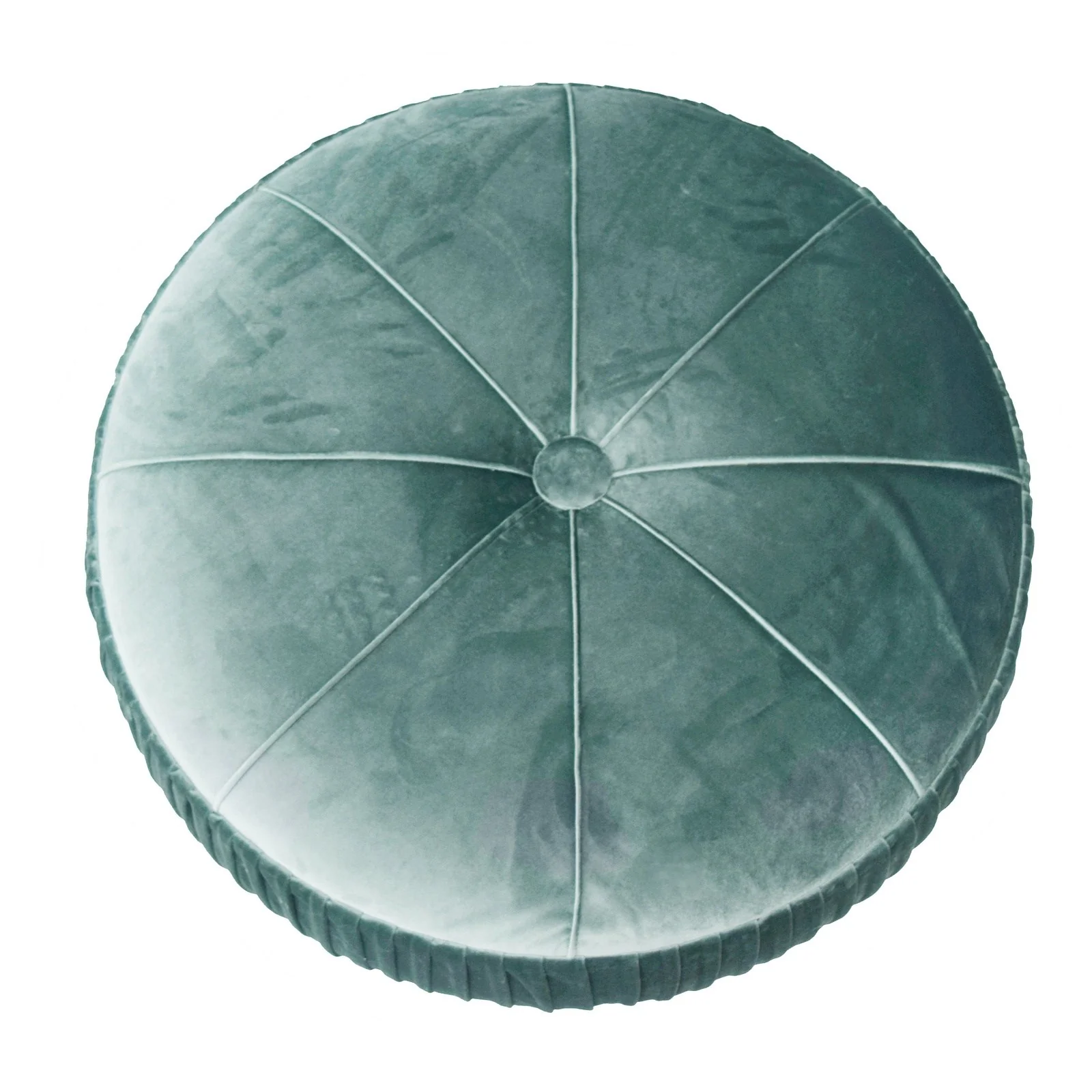 New Pacific Direct Helena Velvet Round Ottoman 1600007-185 - Image 3