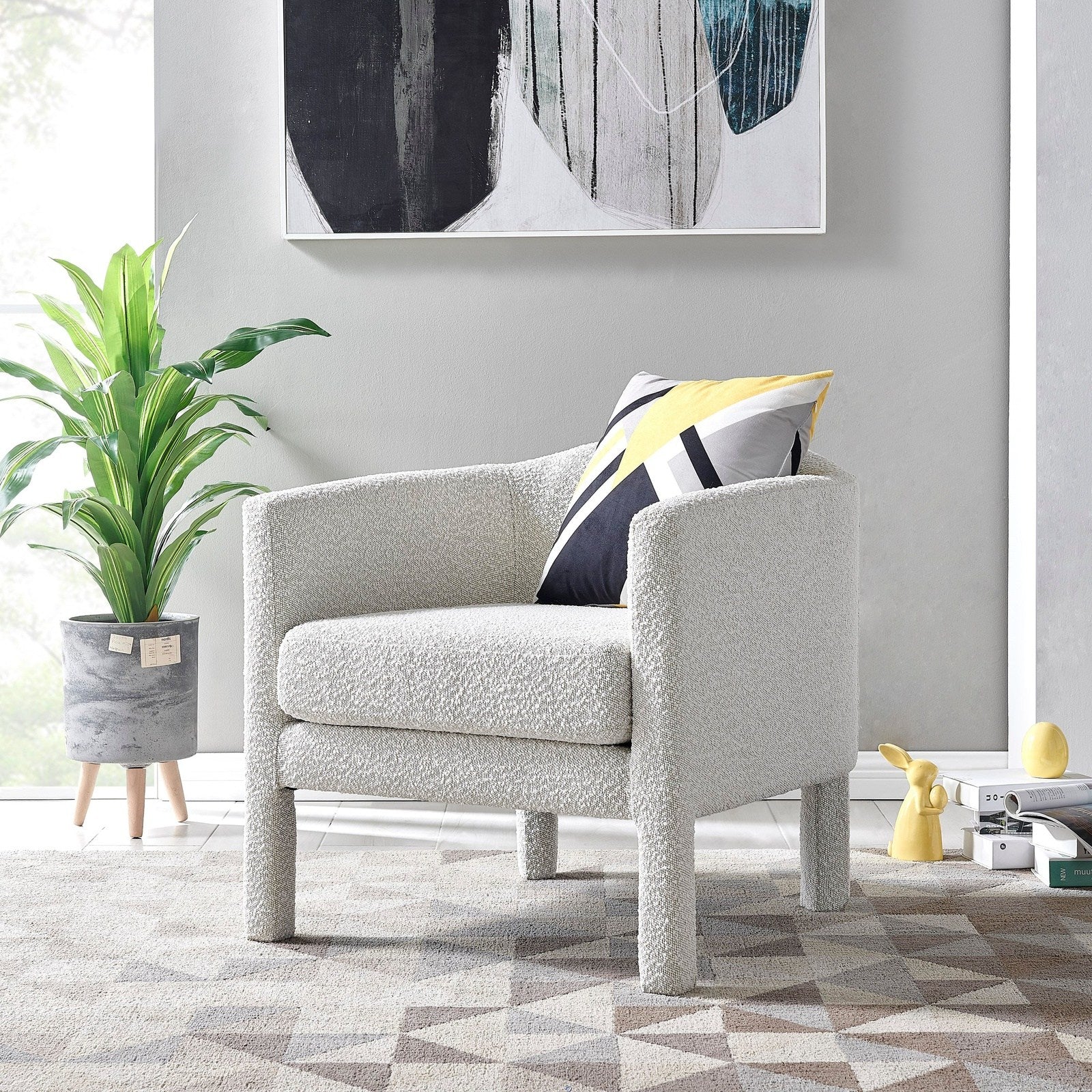 New Pacific Direct Jennifer Fabric Accent Arm Chair 1900171-563 - Image 2