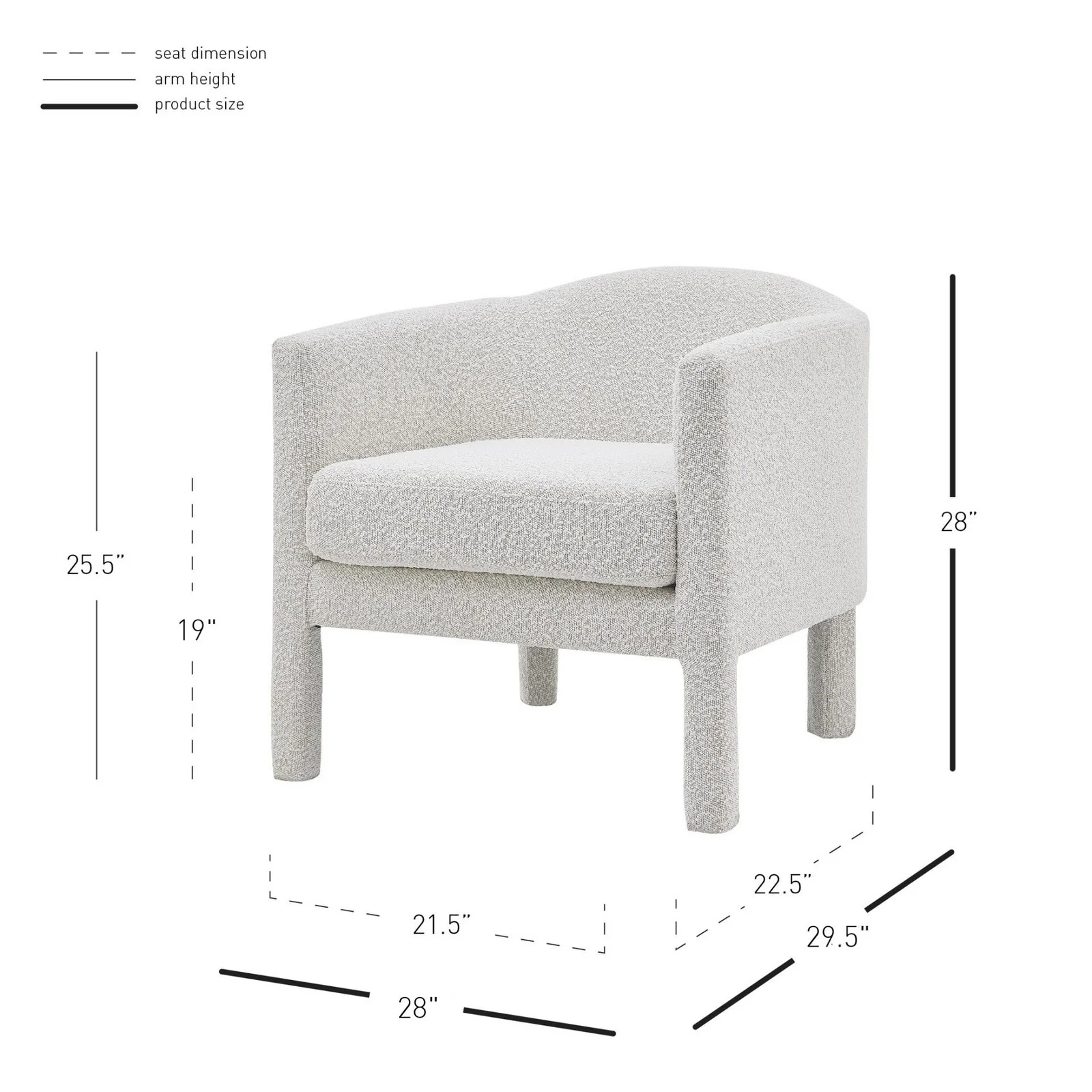 New Pacific Direct Jennifer Fabric Accent Arm Chair 1900171-563 - Image 9